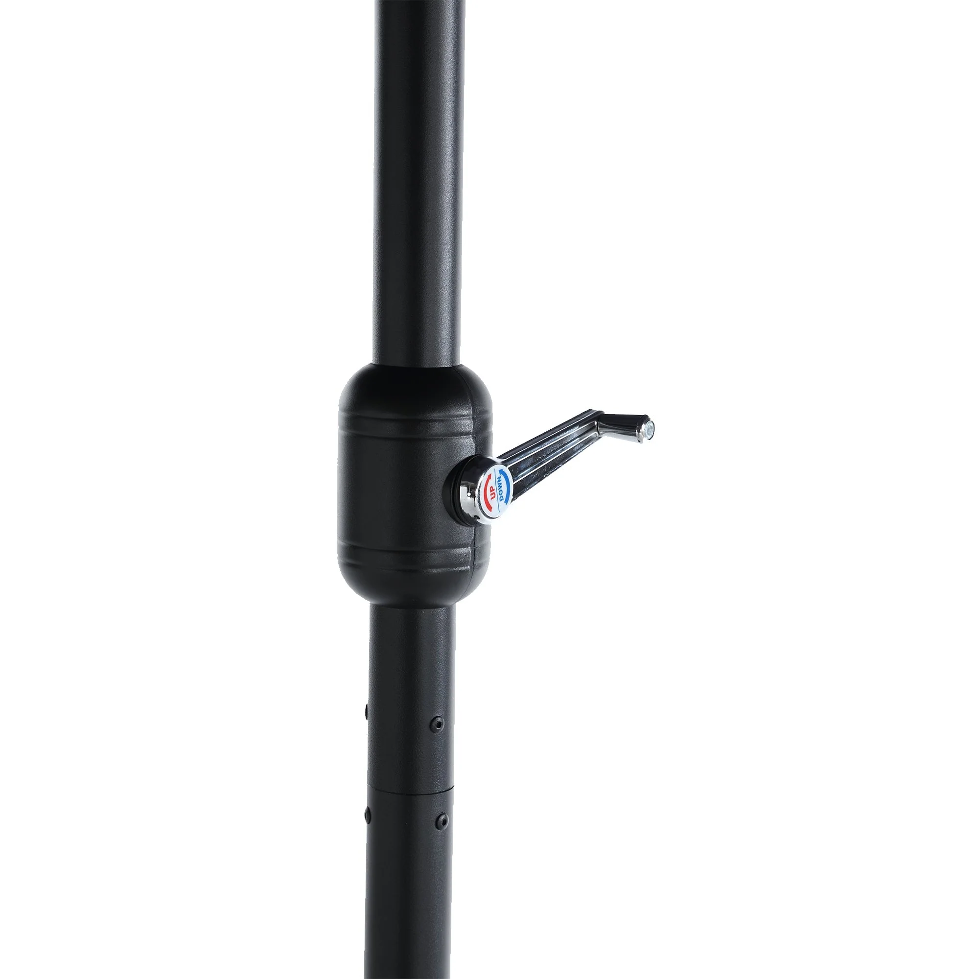 14.8 Ft Double Sided Outdoor Umbrella, Rectangular Large with Crank, Navy Blue - Image 4