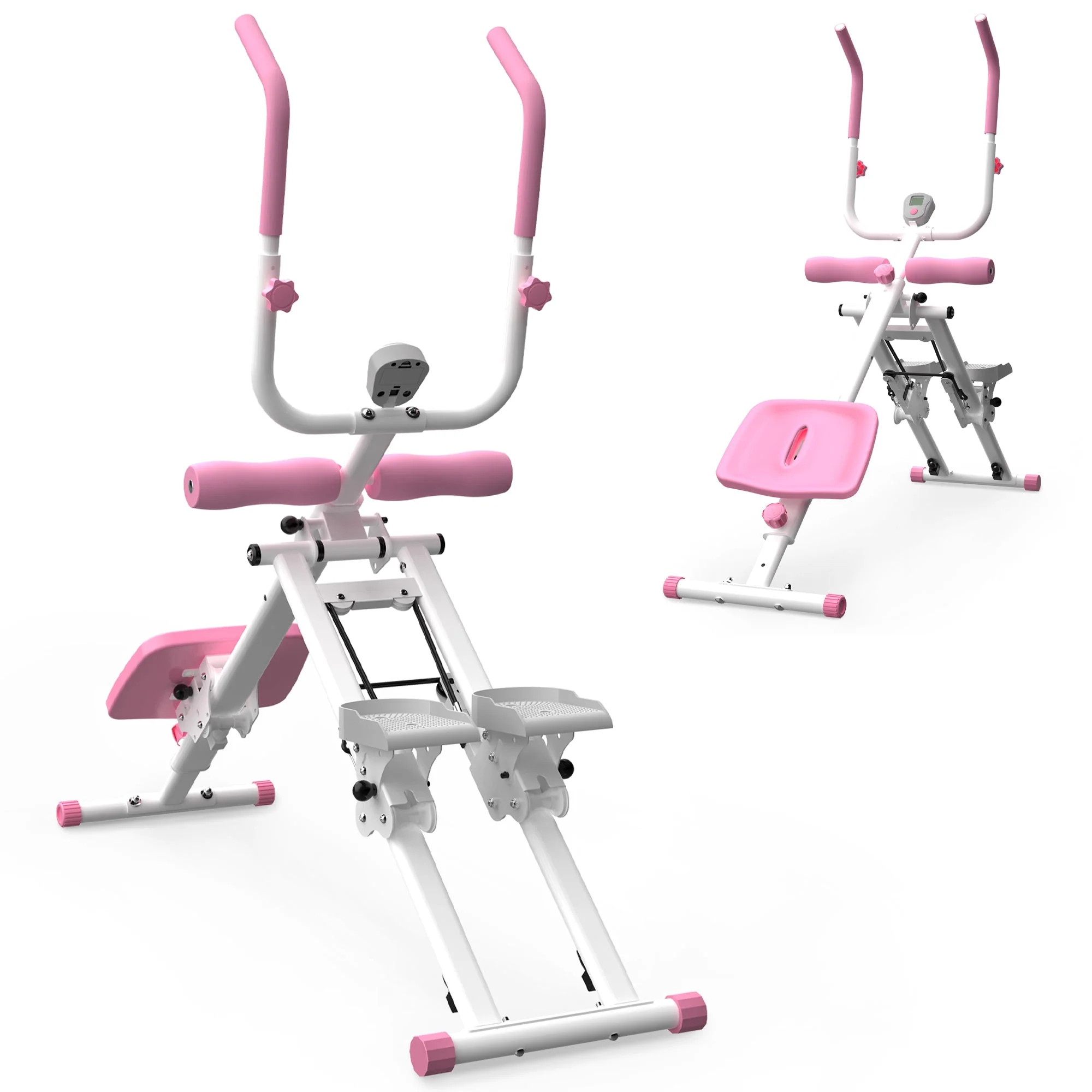 2-in-1 Stair Stepper & Abdominal Trainer - Foldable Full Body Home Gym - Image 2
