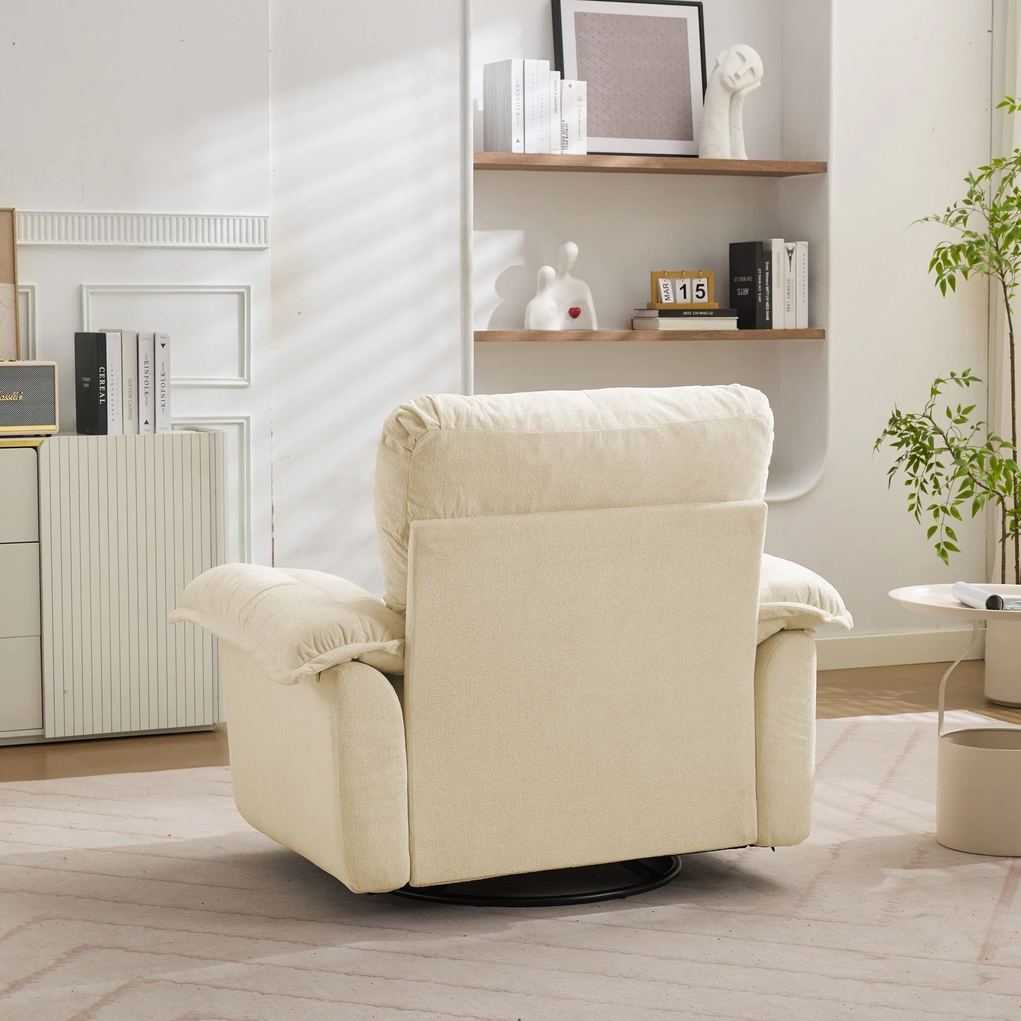 2-Piece Sofa Set Single Loveseat Double Cushion - Chenille - Image 6