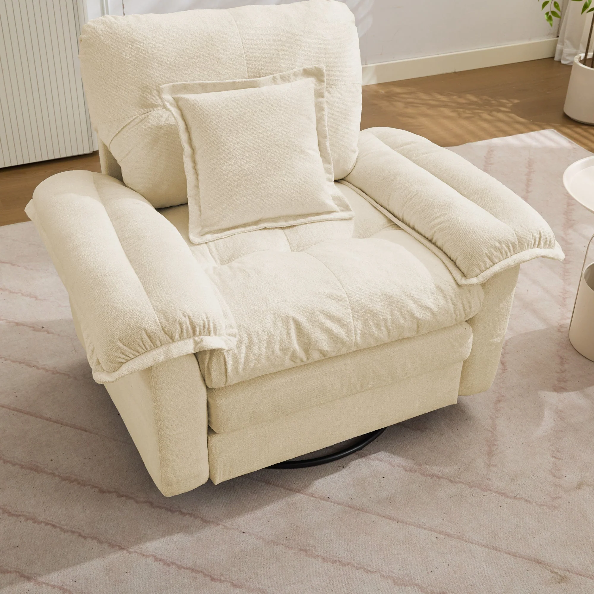 2-Piece Sofa Set Single Loveseat Double Cushion - Chenille - Image 9