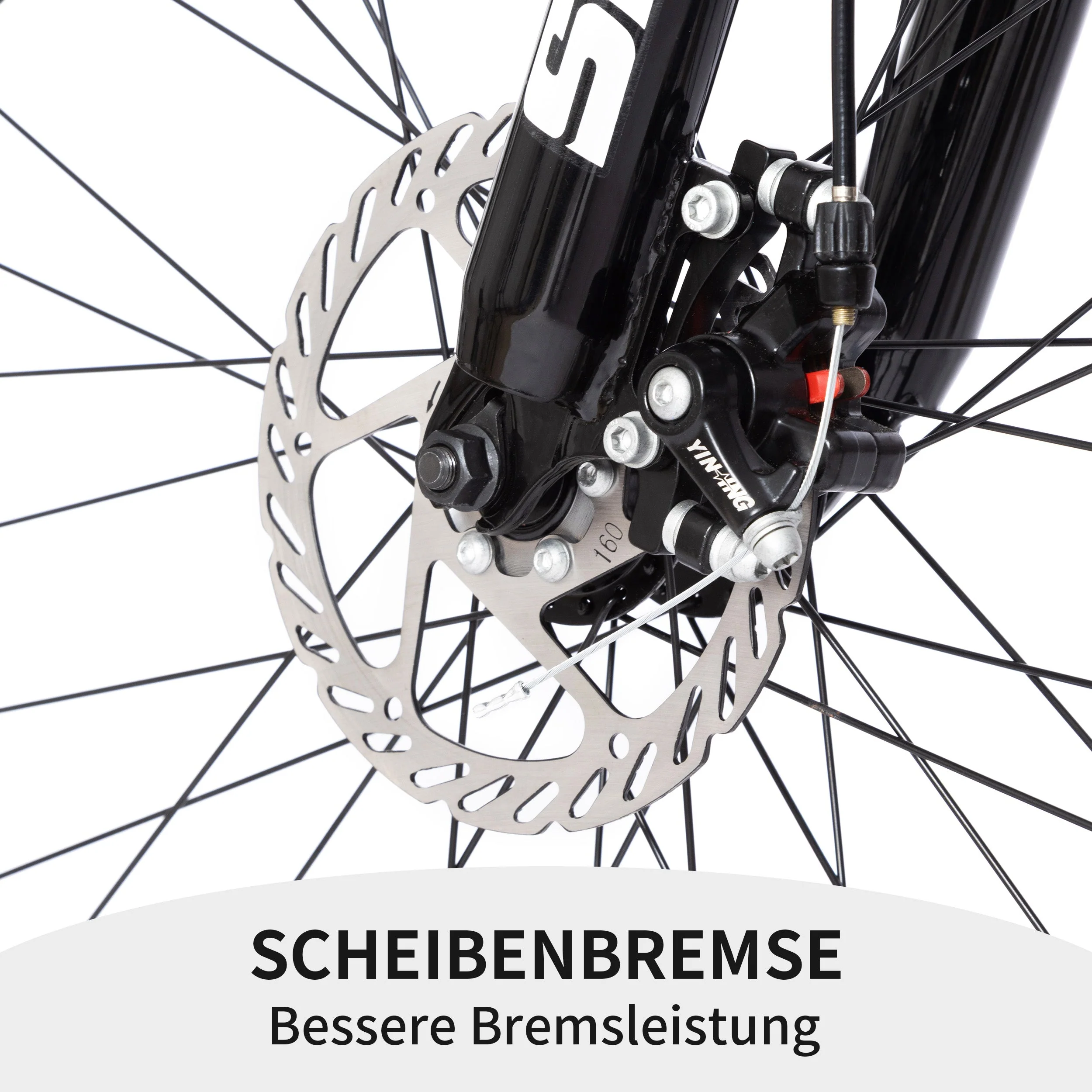 26-inch Hardtail Mountain Bike, 21-Speed Shimano Tourney with Disc Brakes, Steel - Image 7