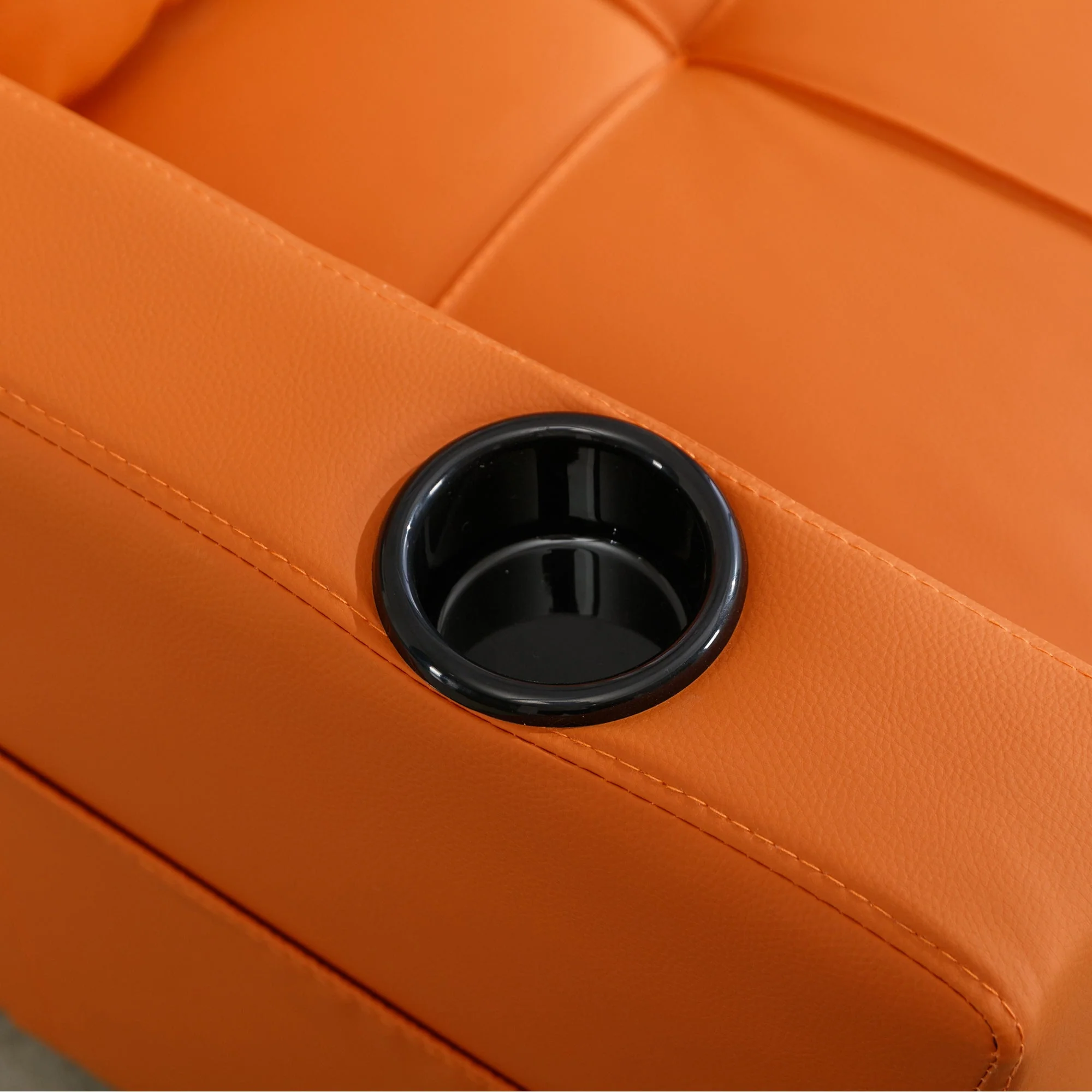 3-in-1 Sleeper Sofa, Single Extendable Lounger Armchair with Cup Holders and USB Port - Image 10