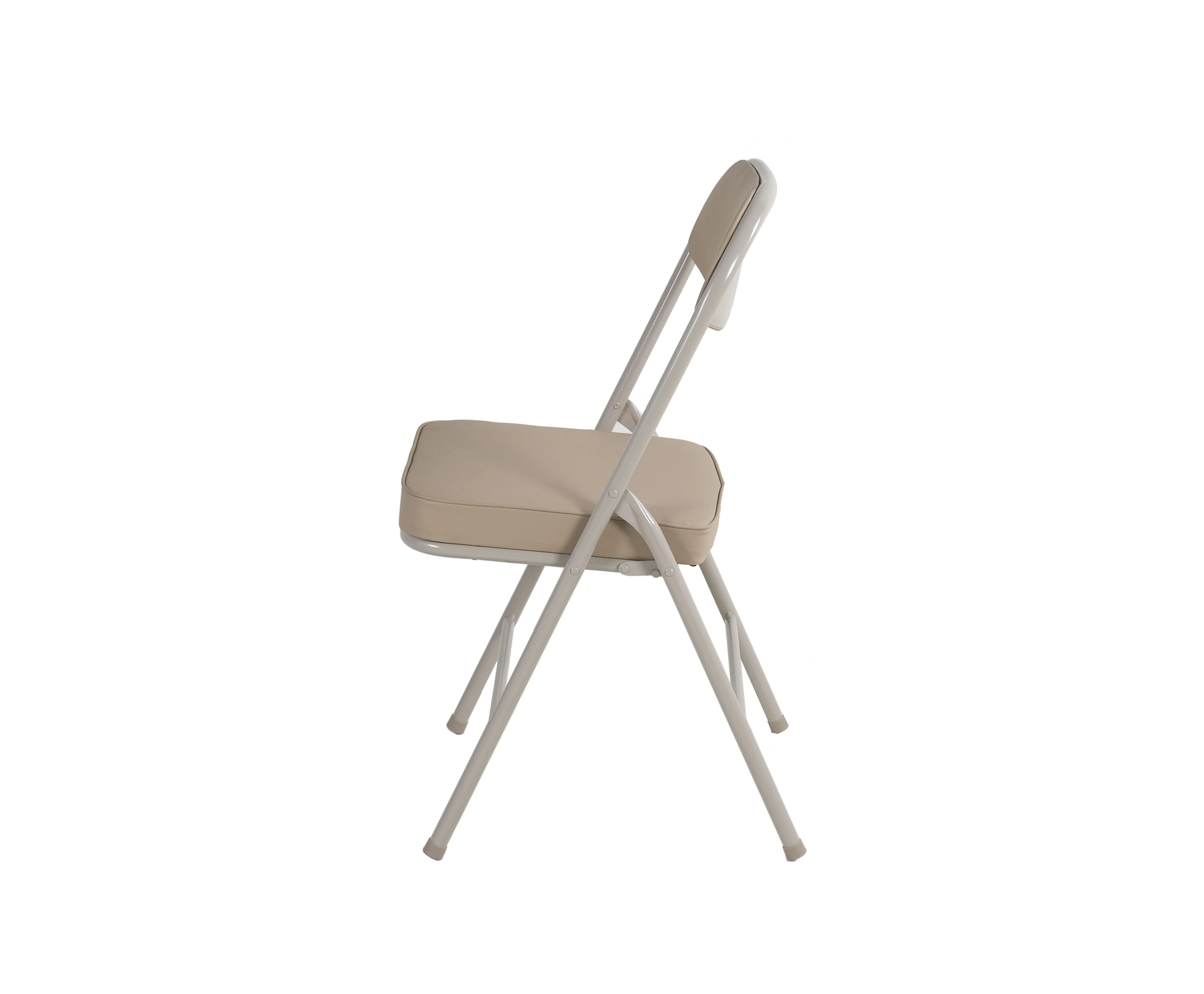 4 Pack Folding Chairs Comfortable Padded Seats 220 lbs Capacity Metal Frame - Image 10
