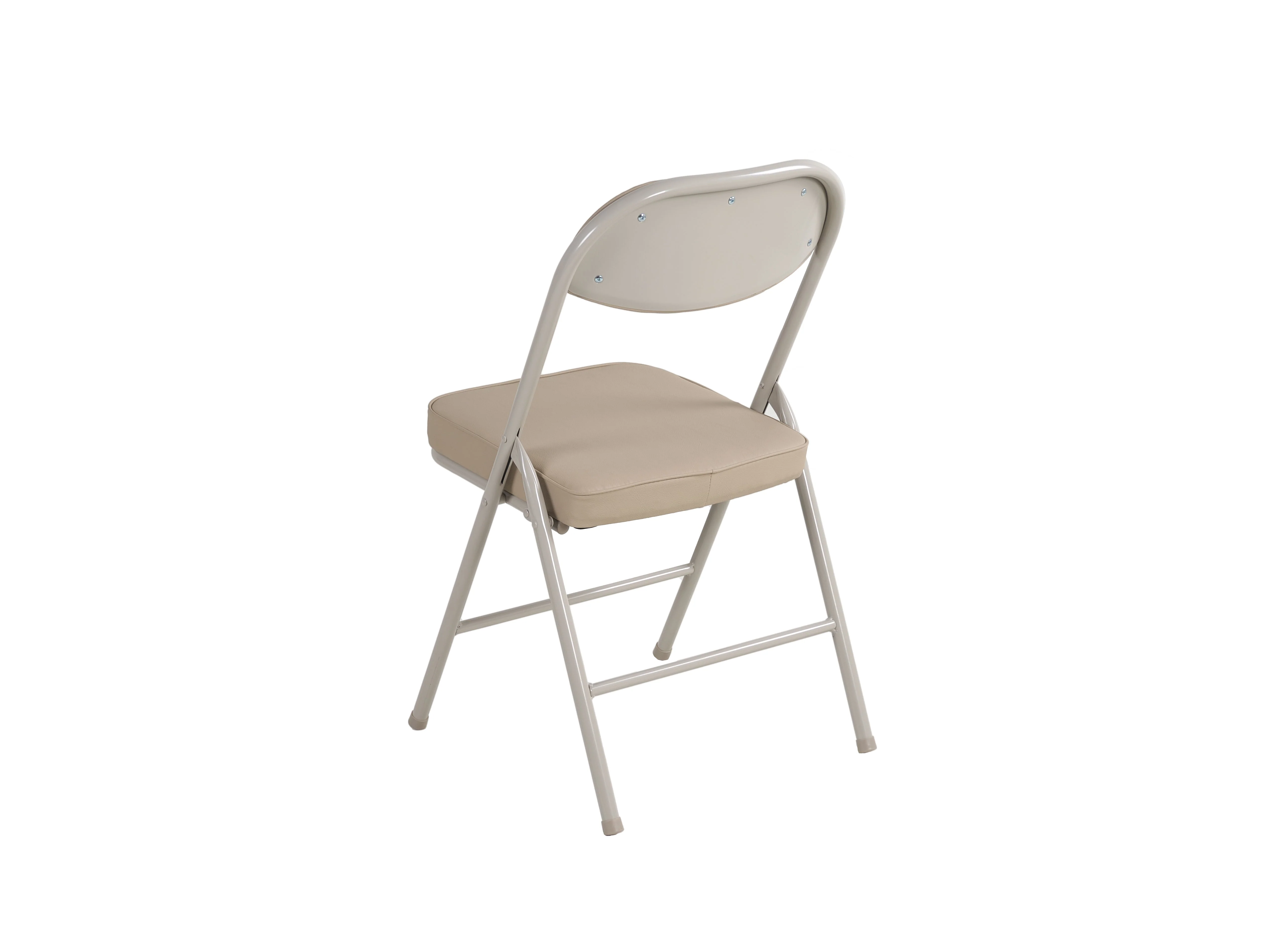 4 Pack Folding Chairs Comfortable Padded Seats 220 lbs Capacity Metal Frame - Image 3