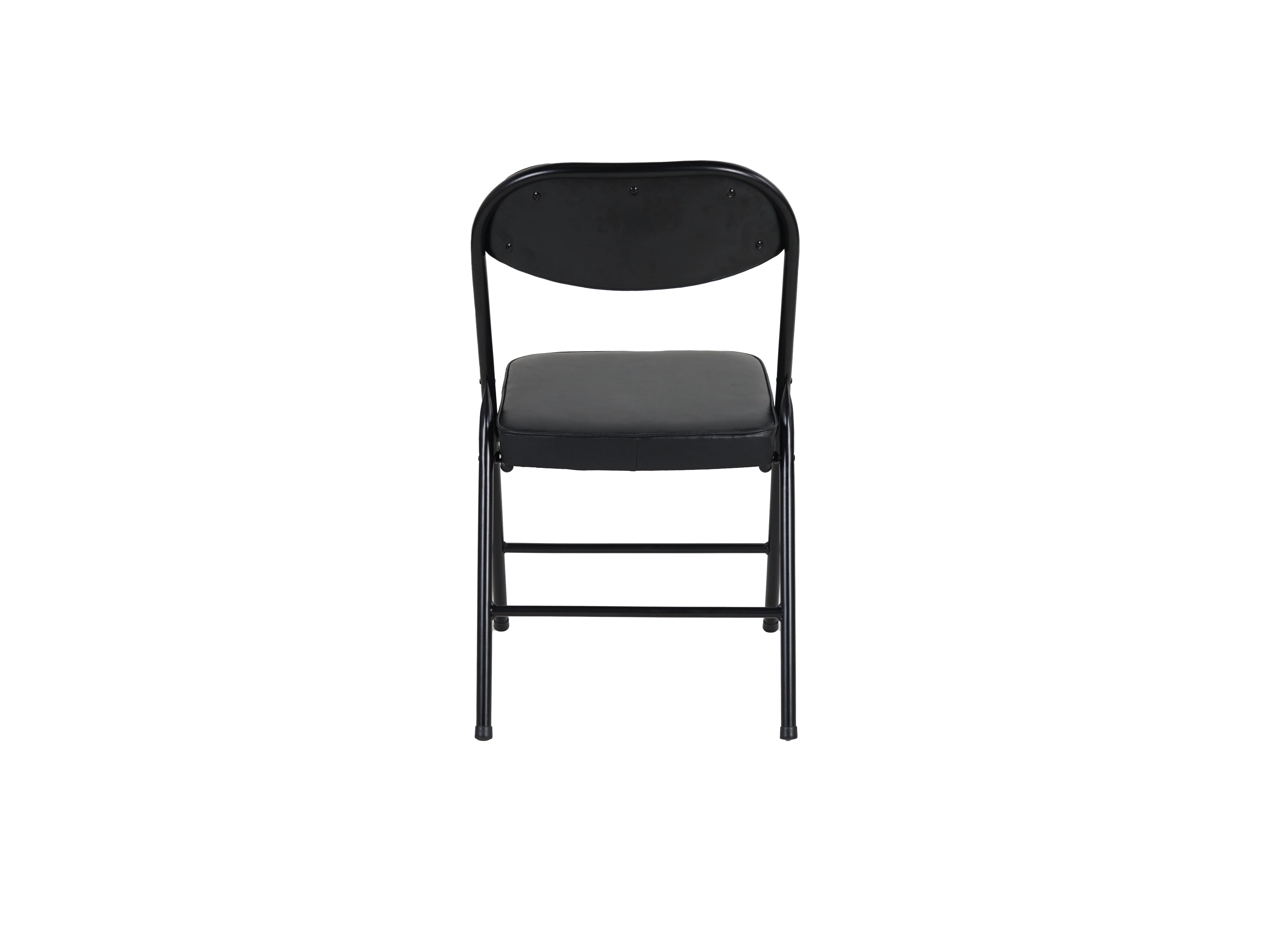4 Pack Folding Chairs with Padded Seats Durable Metal Frame - Image 6