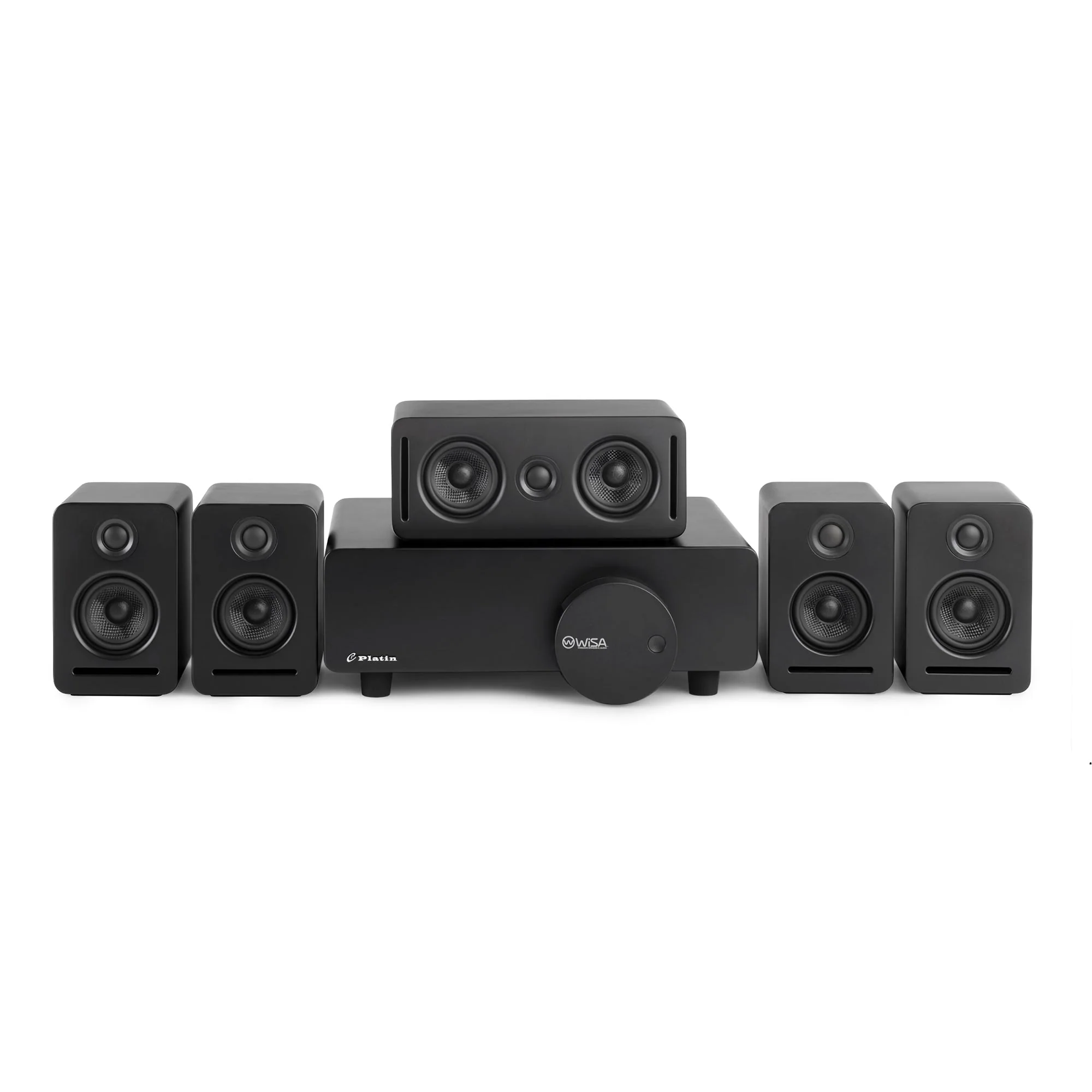 5.1 Wireless Home Cinema System Dolby Atmos Monaco Set - Black - Image 2