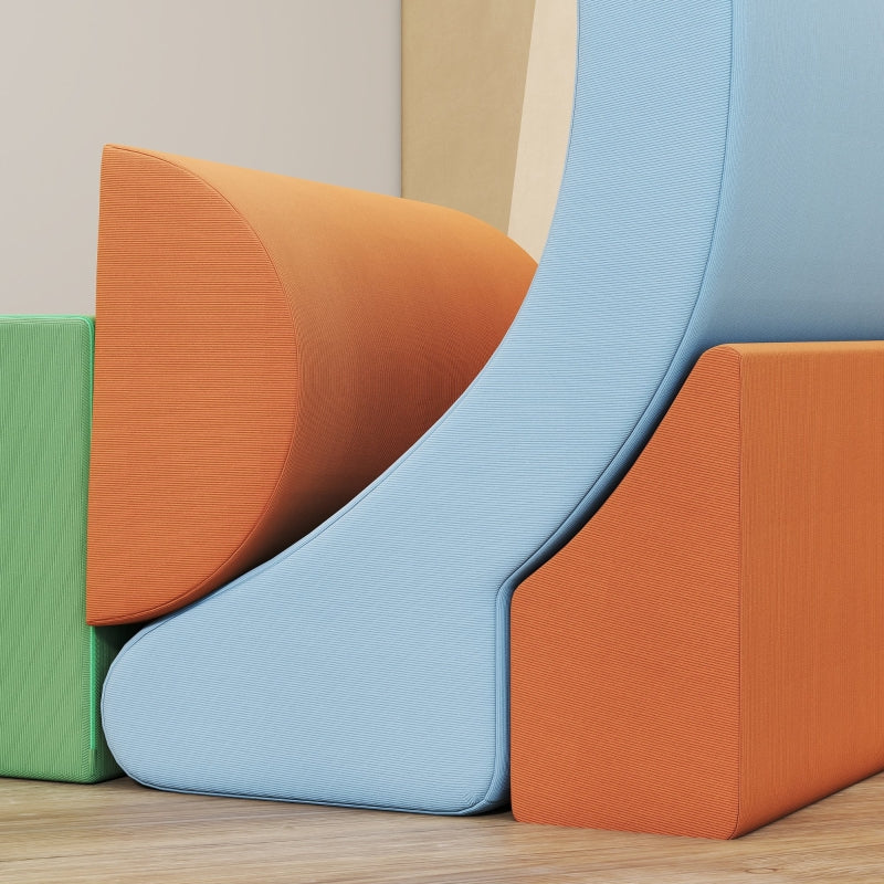 5-Piece Soft Building Block Set for Toddlers, Climbing and Crawling Foam Blocks, Cord Material, Bunt - Image 8
