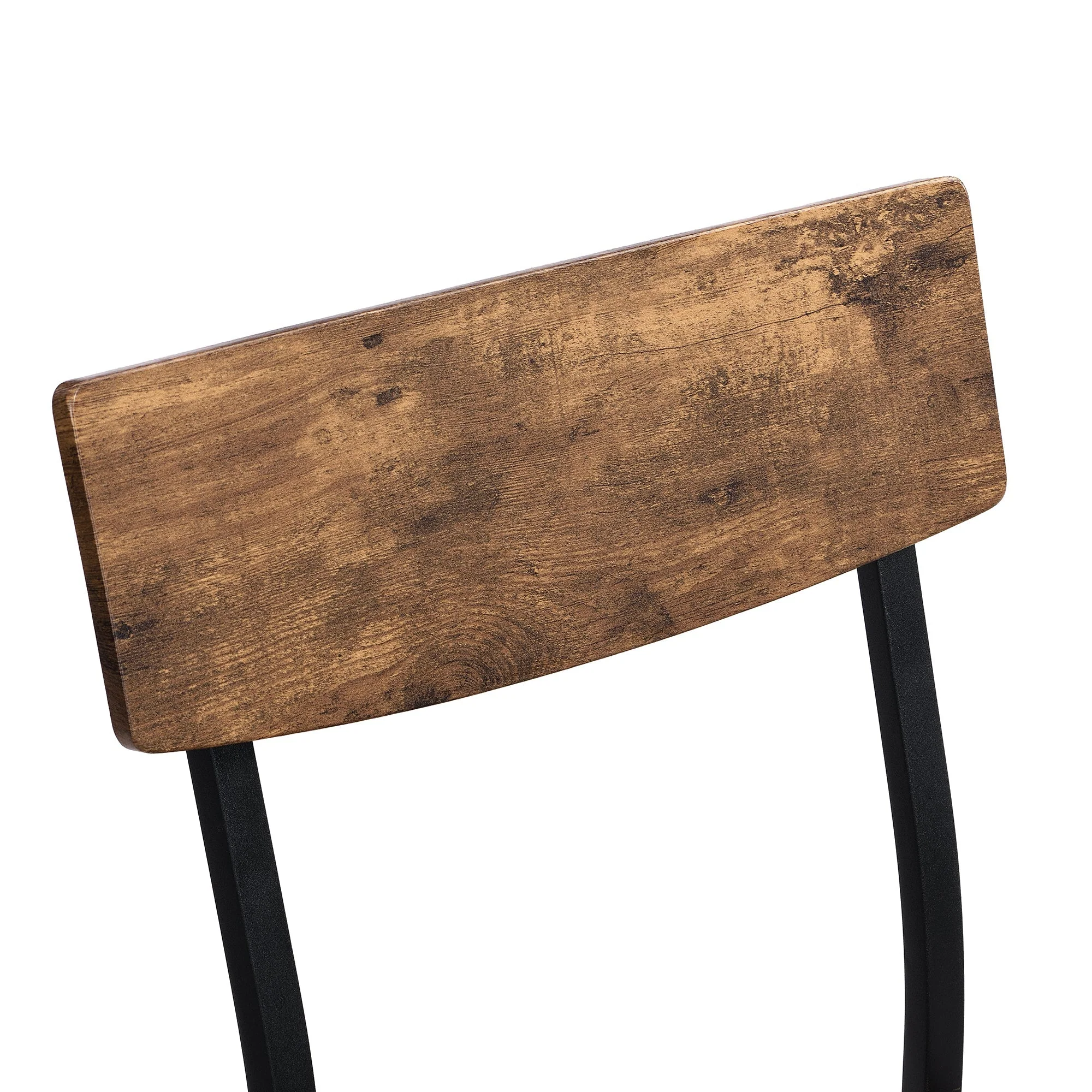 6-Piece Dining Set Table Chair and Bench Industrial Wood and Steel - Image 10