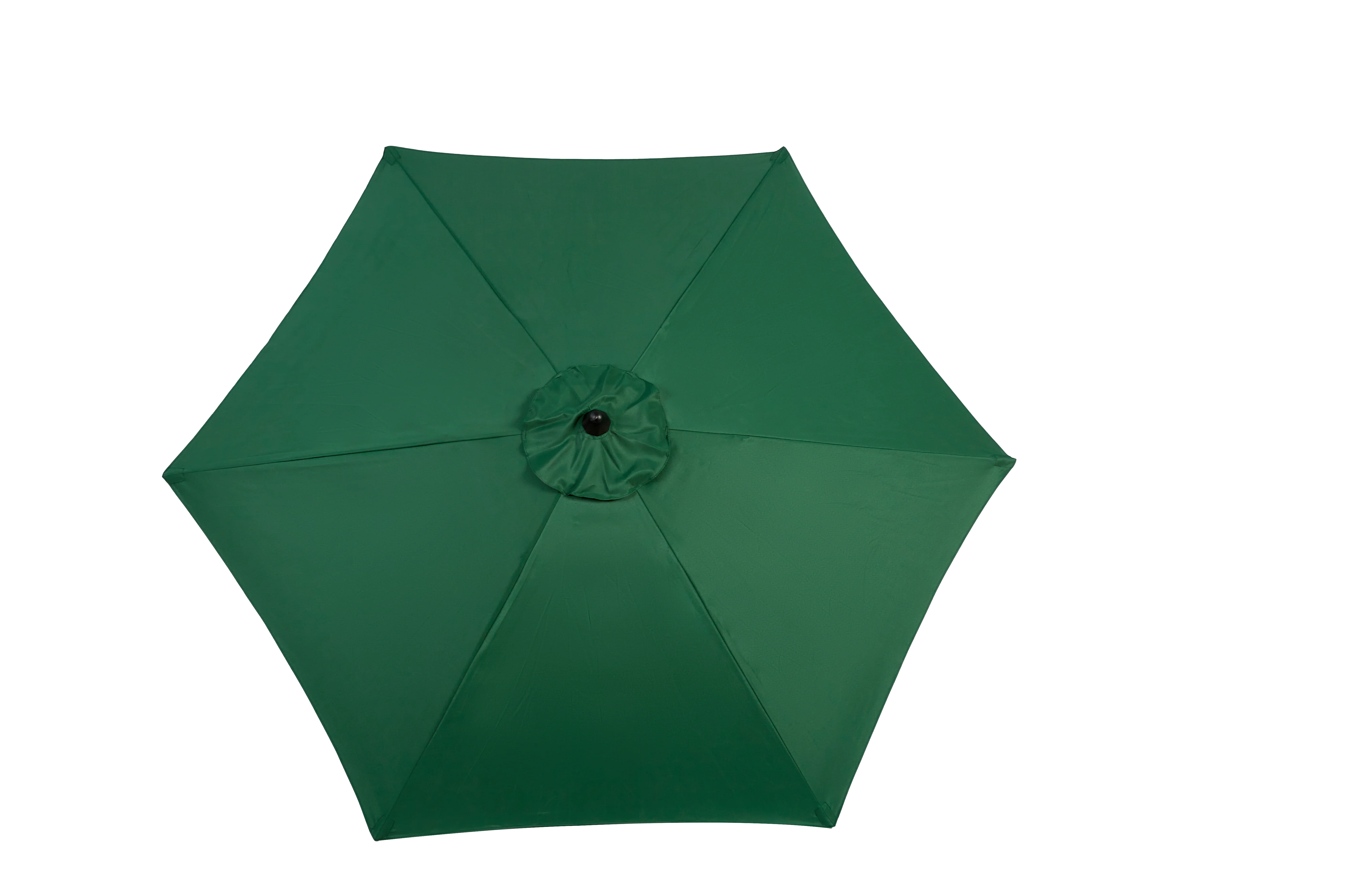 9 ft Double Sided Outdoor Umbrella Rectangular Large with Crank, Dark Green - Image 3