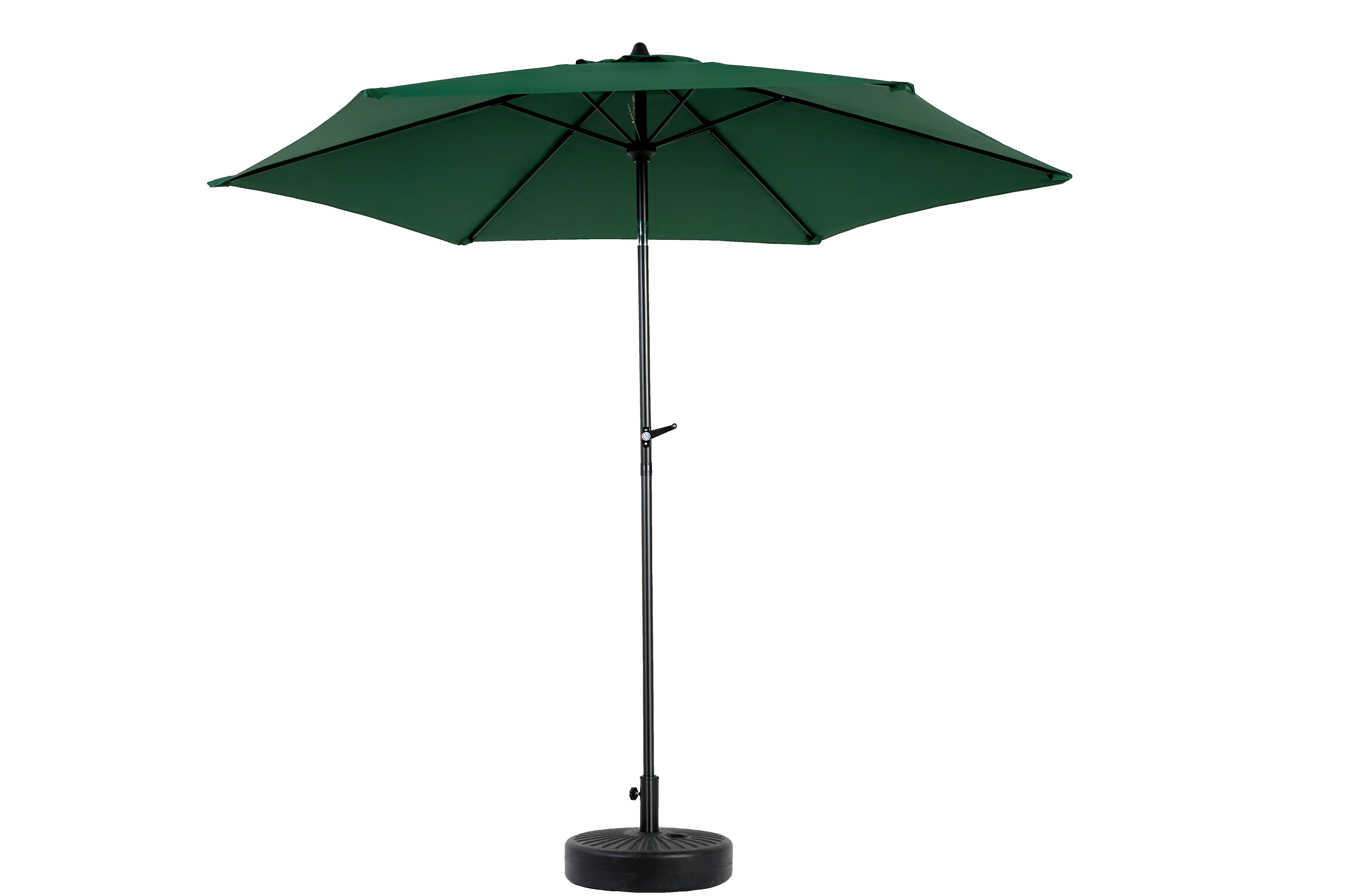9 ft Double Sided Outdoor Umbrella Rectangular Large with Crank, Dark Green - Image 8
