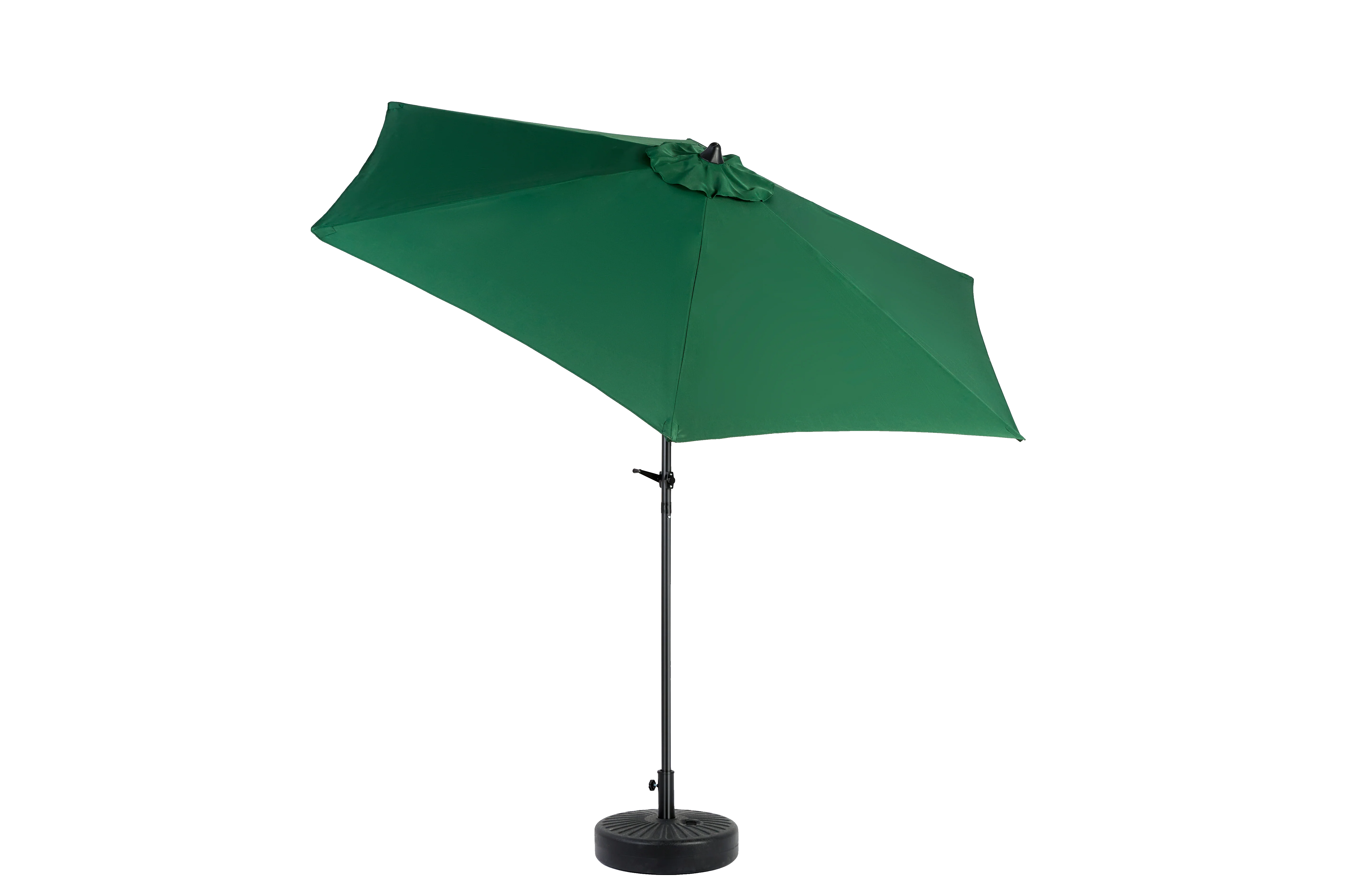 9 ft Double Sided Outdoor Umbrella Rectangular Large with Crank, Dark Green - Image 9