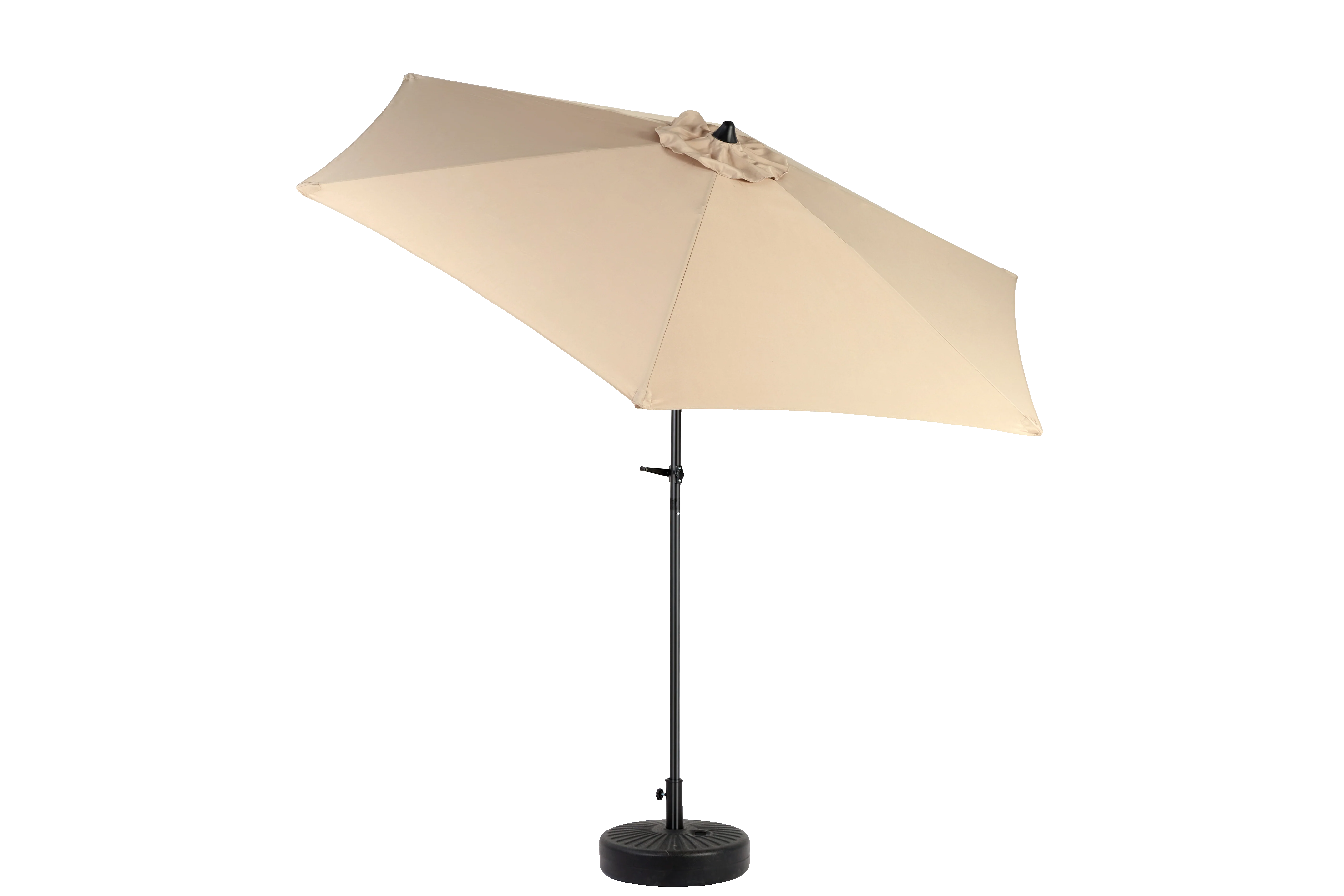 9 Ft Double Sided Outdoor Umbrella, Rectangular Large with Crank, Khaki - Image 7