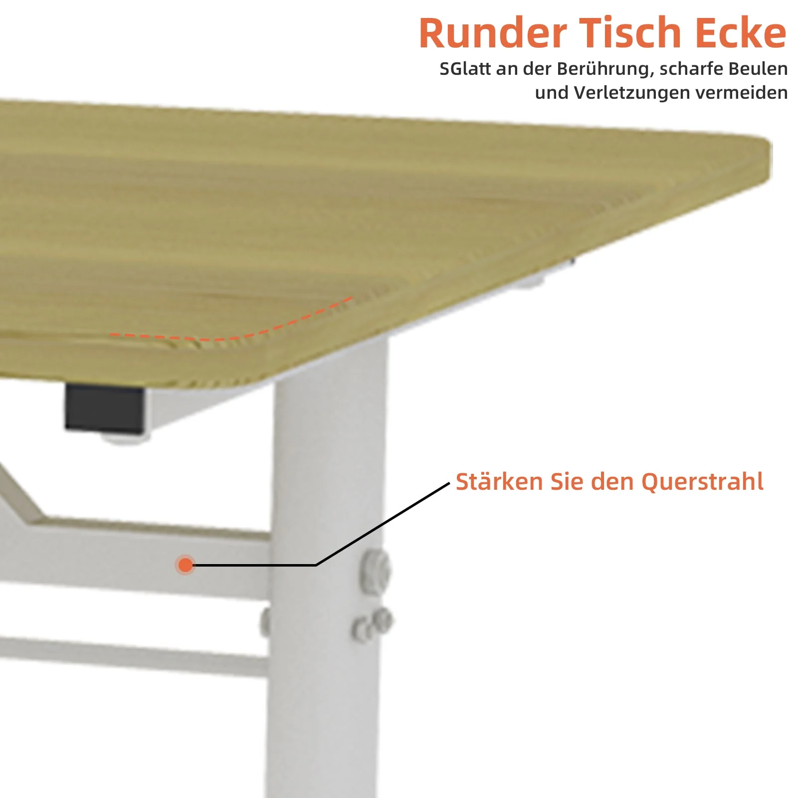 Adjustable Study Desk Height-Adjustable Multi-Purpose Compact Design, Home/Office - Image 5