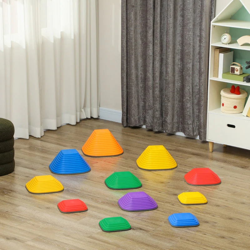 AIYAPLAY River Stones, 11-Piece, Stackable & Non-Slip, 80 kg, Colorful - Image 8