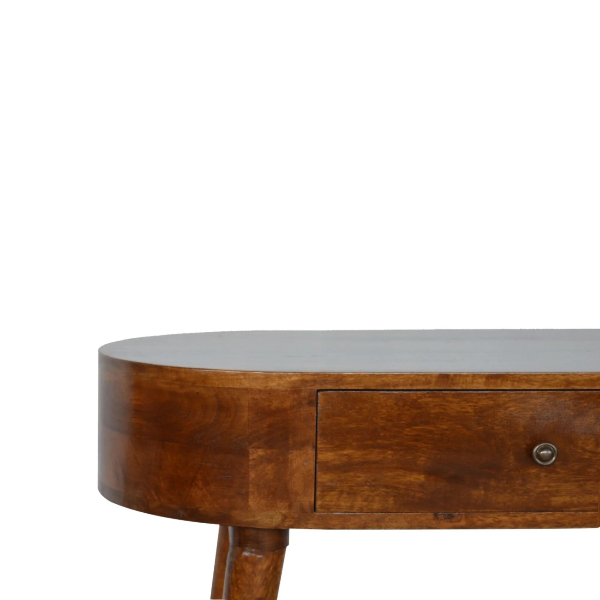 Albion Console, 1 Drawer, Solid Wood Dark Brown - Image 2