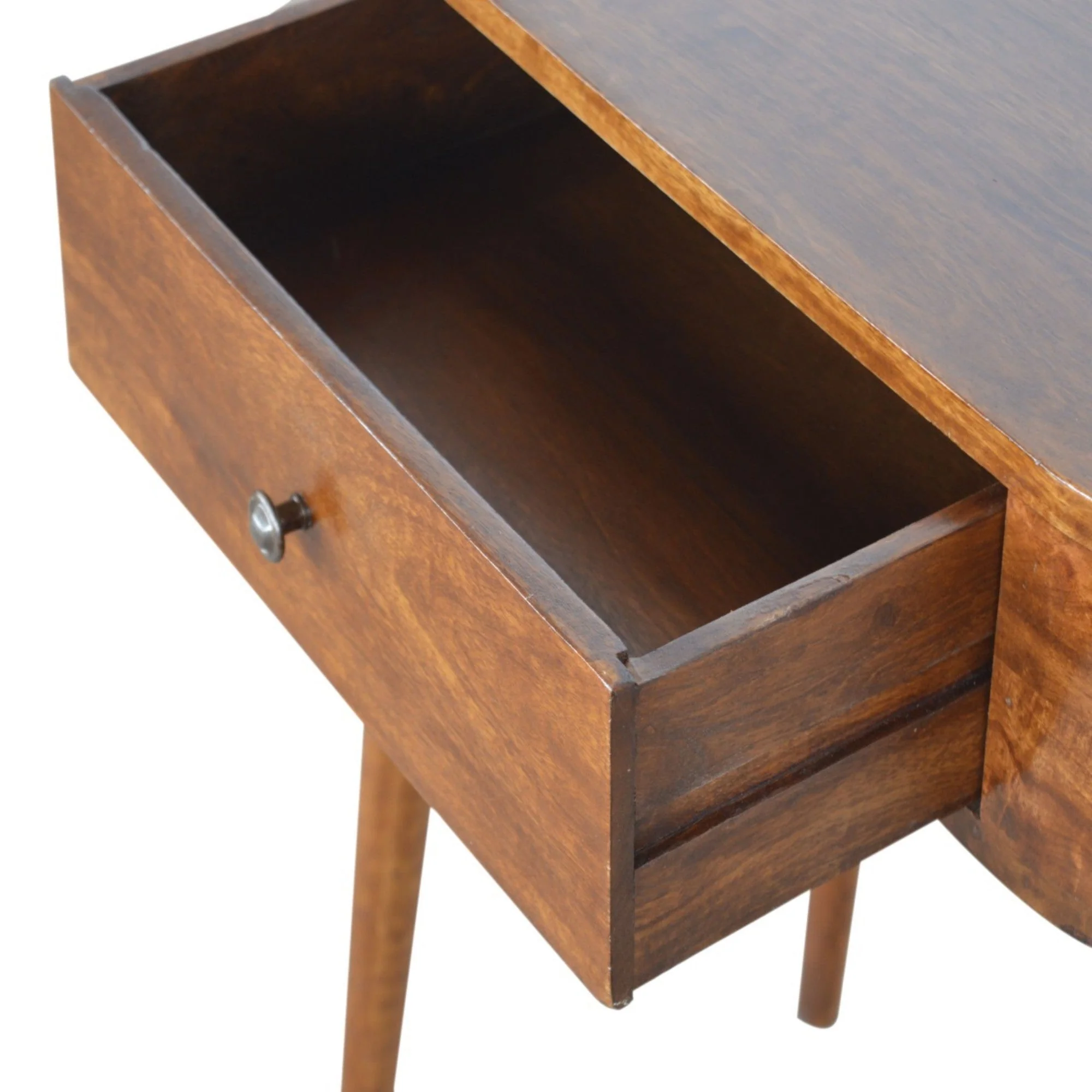 Albion Console, 1 Drawer, Solid Wood Dark Brown - Image 6