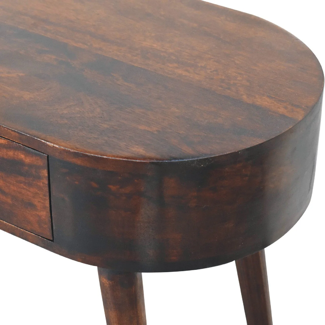 Albion Console Table, 1 Drawer, Solid Wood Brown - Image 3