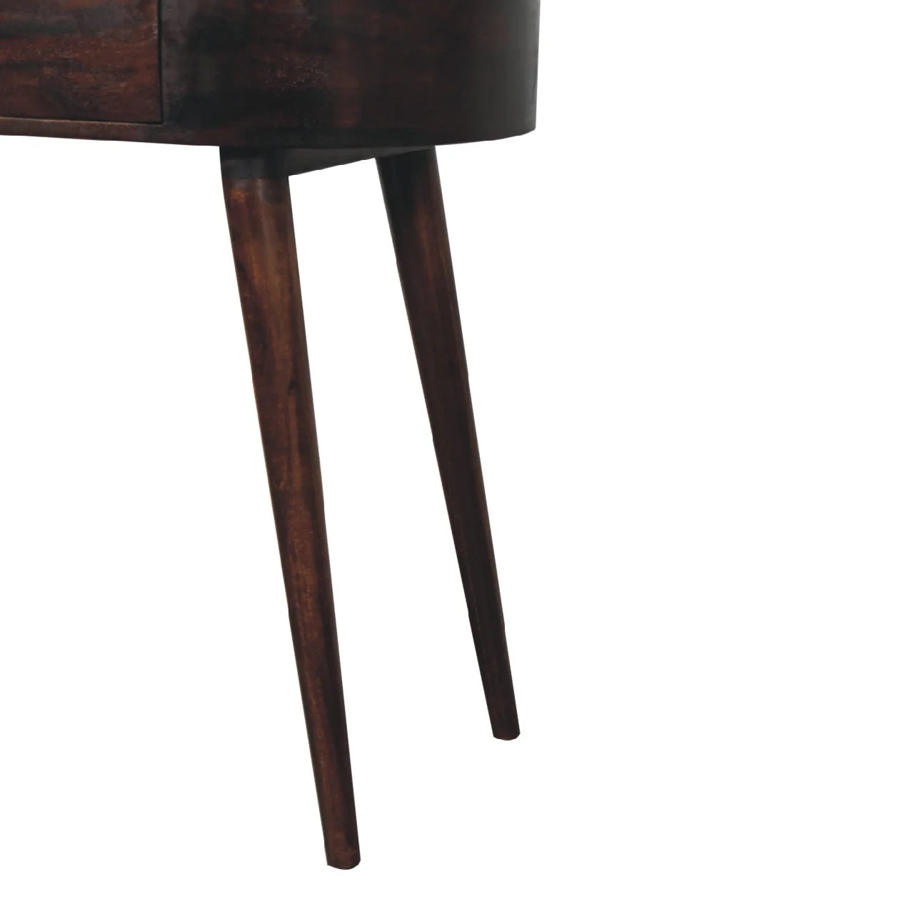 Albion Console Table, 1 Drawer, Solid Wood Brown - Image 5