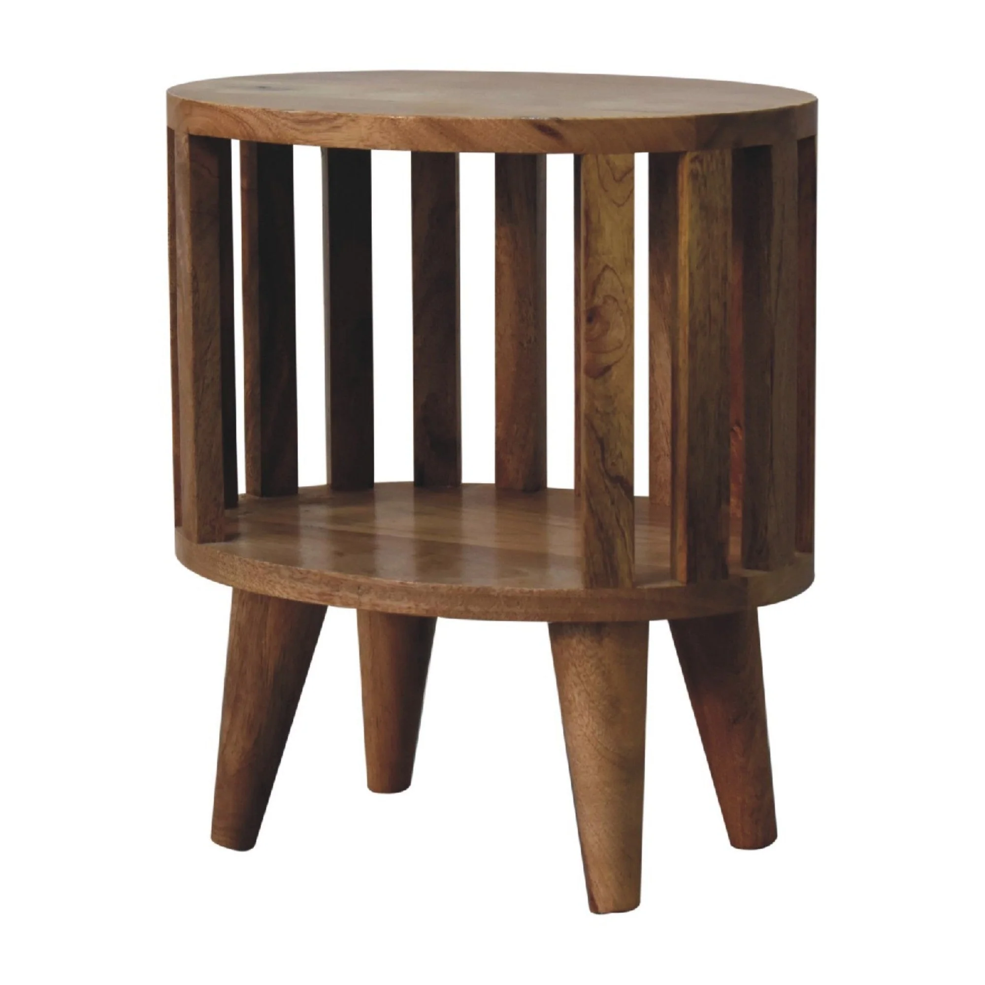 Ariella Single Shelf Bedside Open Shelf Solid Wood - Image 2