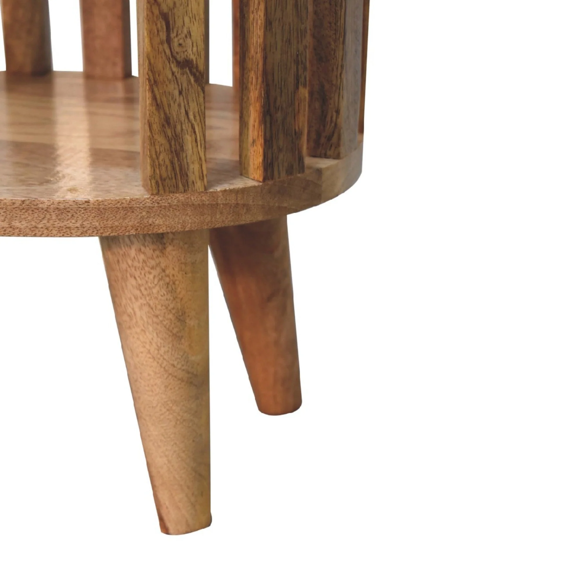 Ariella Single Shelf Bedside Open Shelf Solid Wood - Image 4