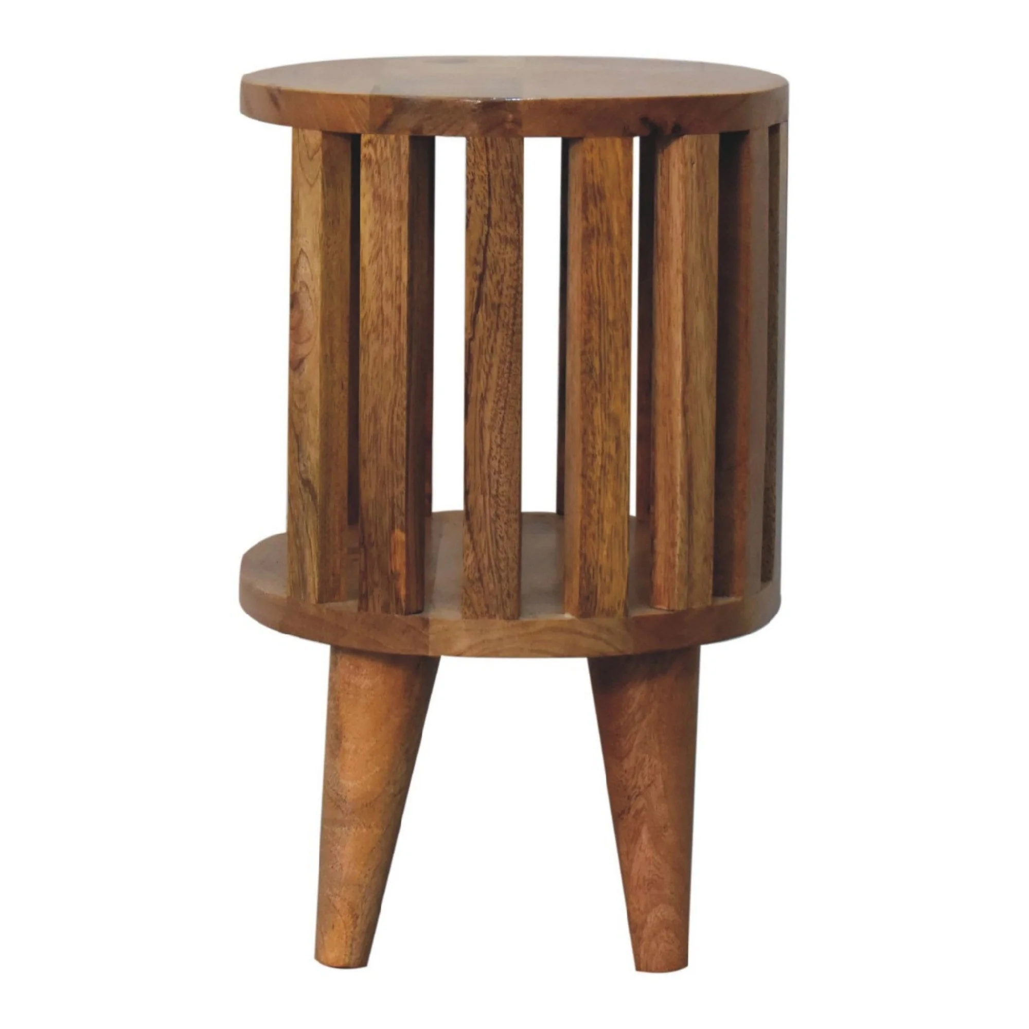 Ariella Single Shelf Bedside Open Shelf Solid Wood - Image 5