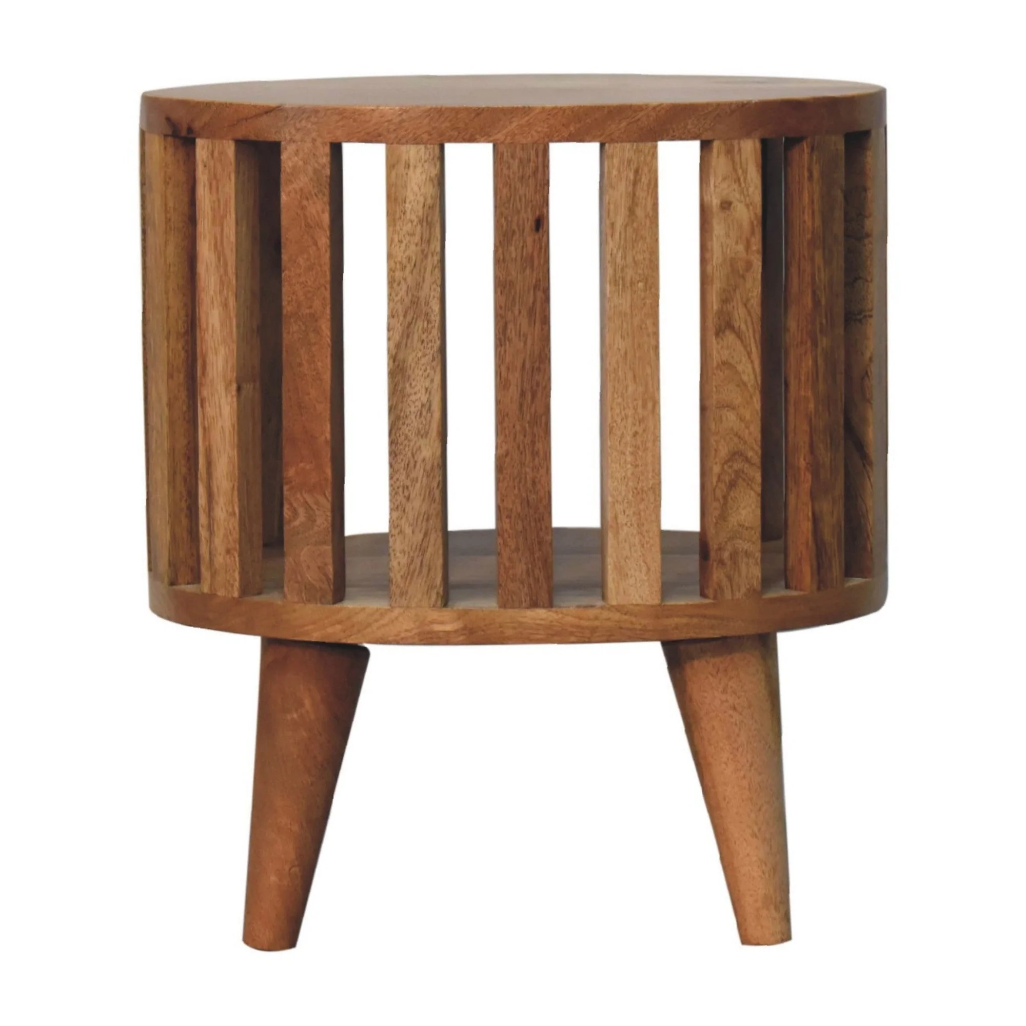 Ariella Single Shelf Bedside Open Shelf Solid Wood - Image 6