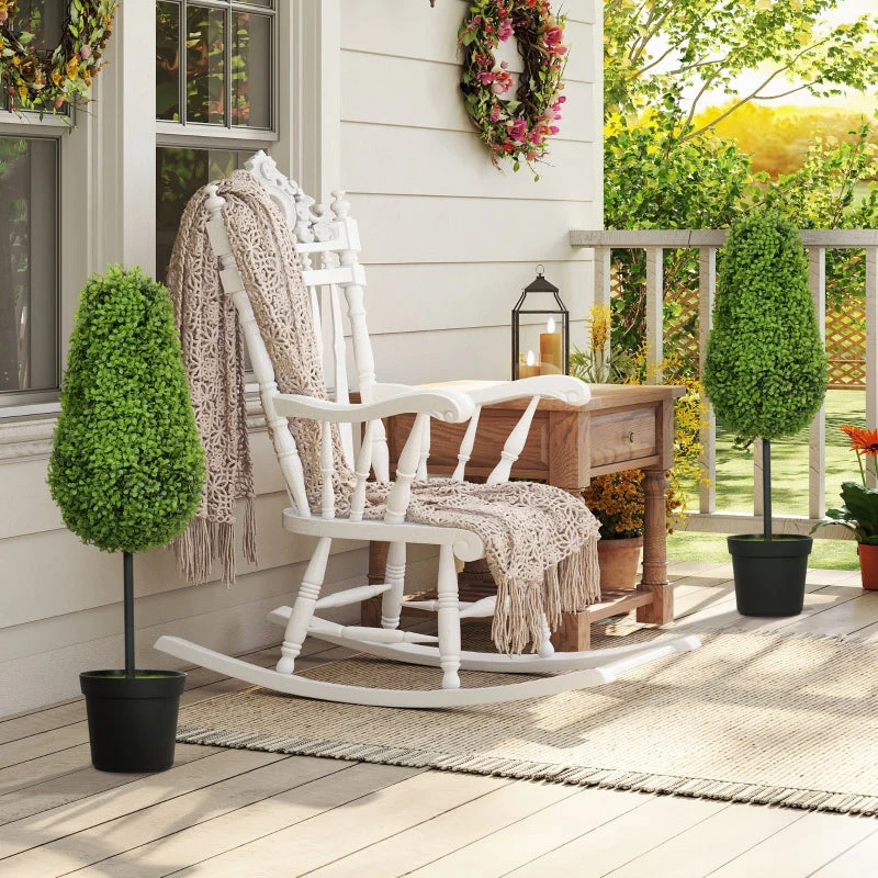 Artificial Boxwood Plants, Teardrop Shape 90cm, Plastic - Image 7