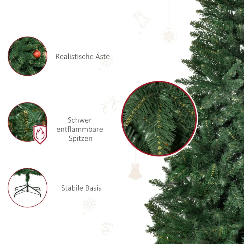 Artificial Christmas Tree, Pine Tree, 180 cm, Metal Stand - Image 6