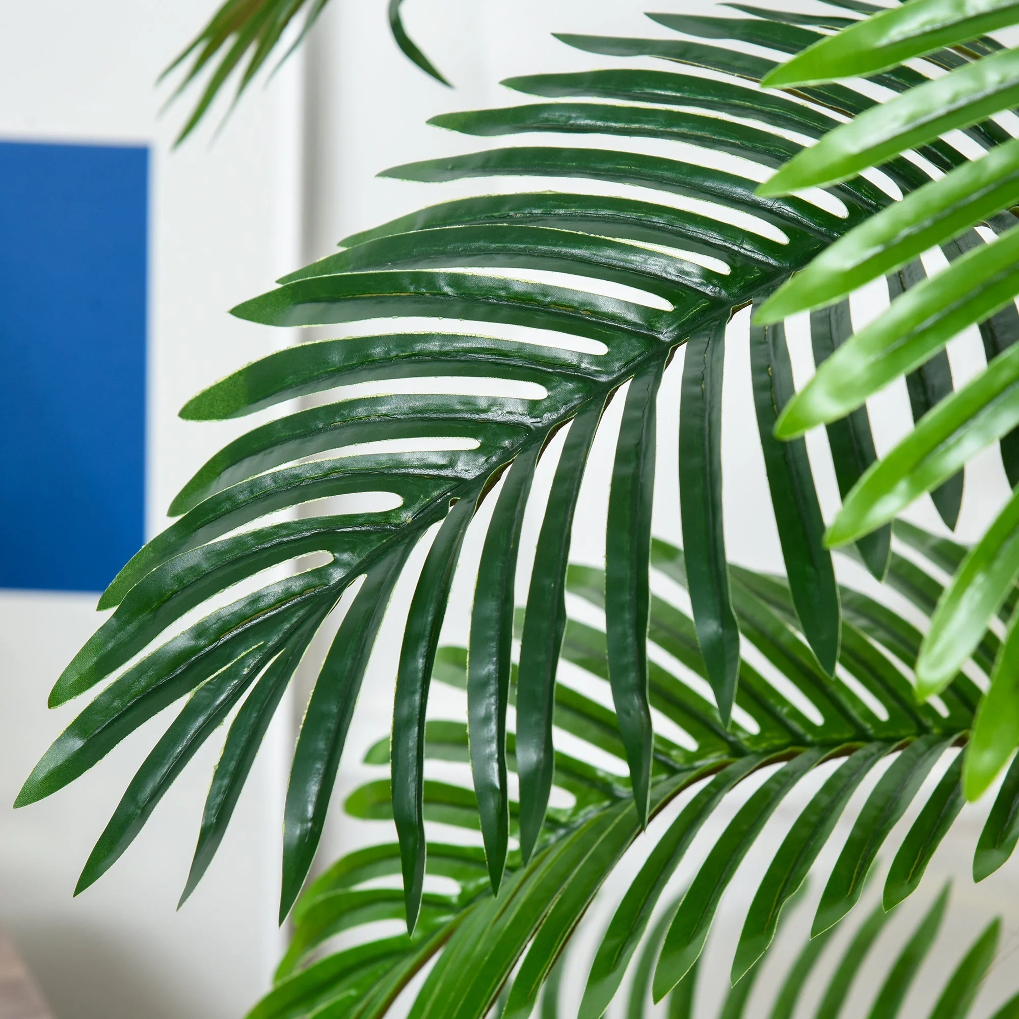 Artificial Palm 120cm, lifelike, plastic pot - Image 8