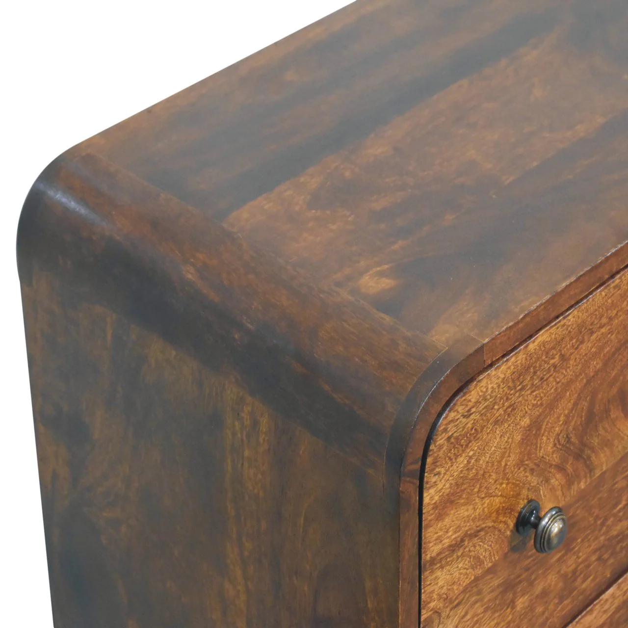 Aspen Slim Chest Solid Wood Storage, Mango Wood - Image 4