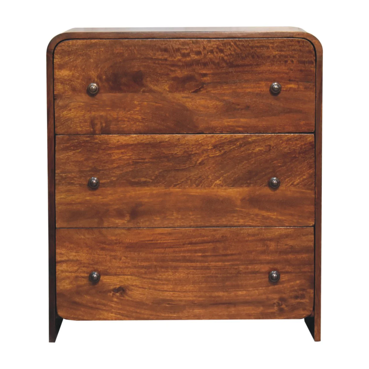 Aspen Slim Chest Solid Wood Storage, Mango Wood - Image 9