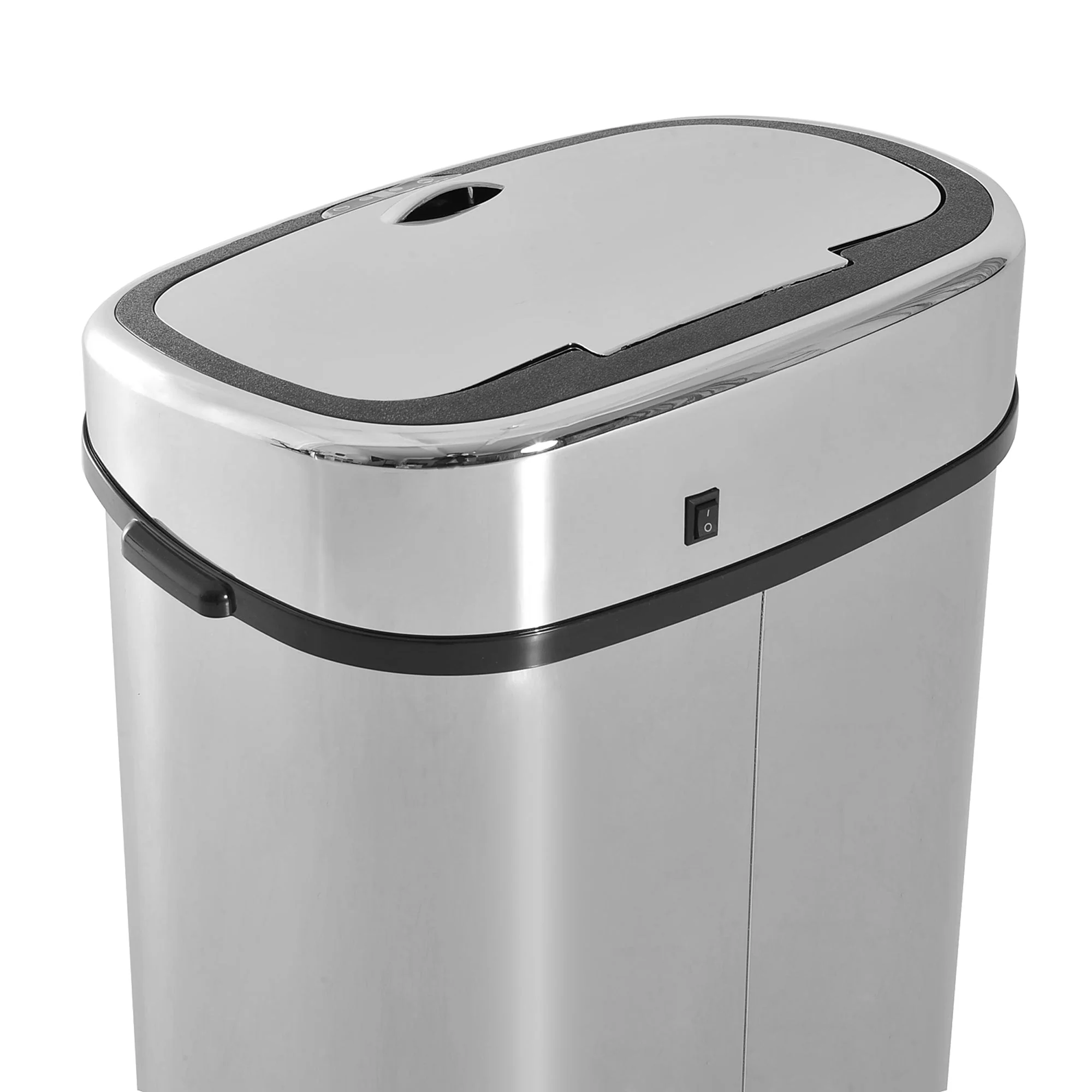 Automatic Trash Can Sensor Kitchen 68L, Stainless Steel Silver - Image 8