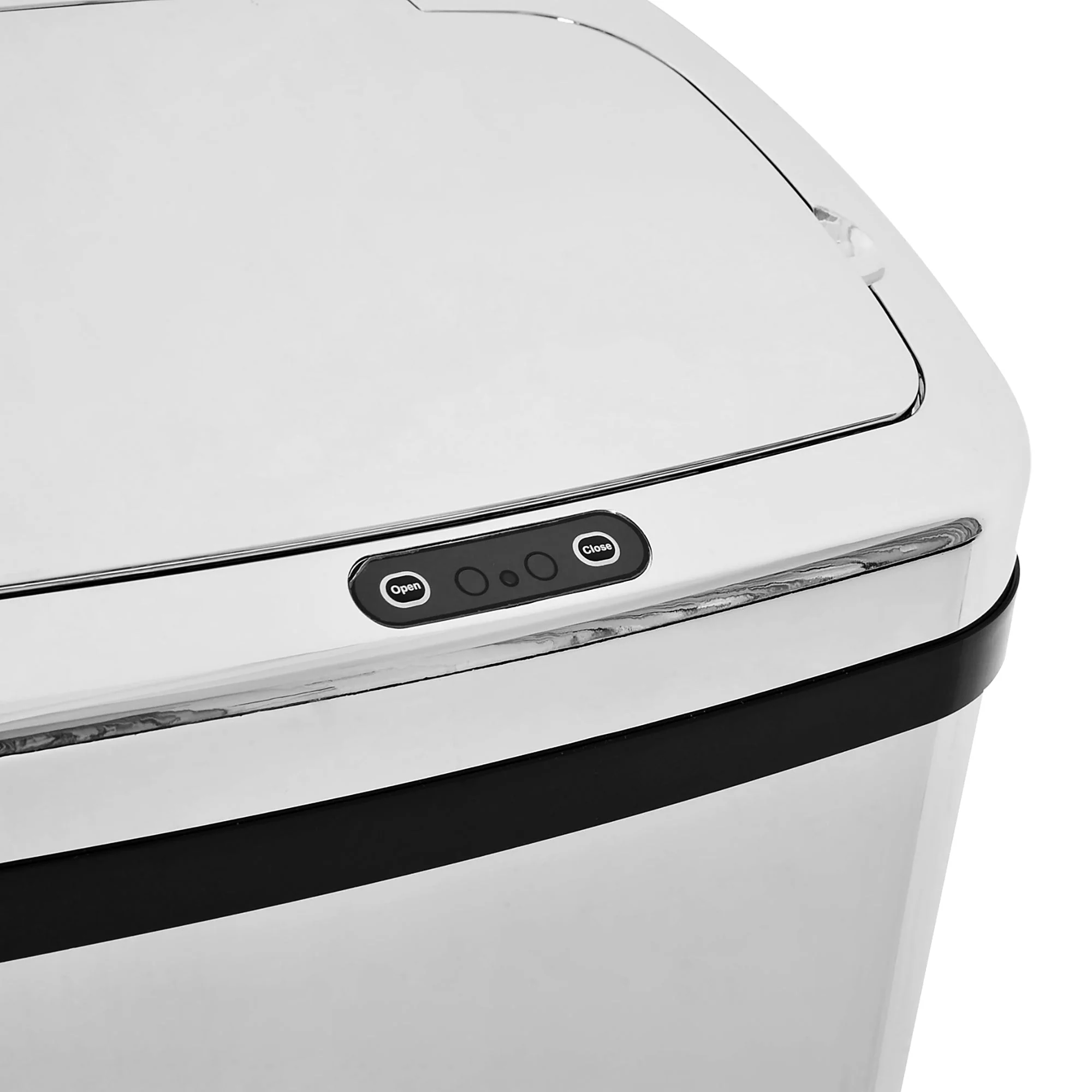 Automatic Trash Can with Sensor, Kitchen Waste Bin, Stainless Steel, Silver (50L) - Image 7