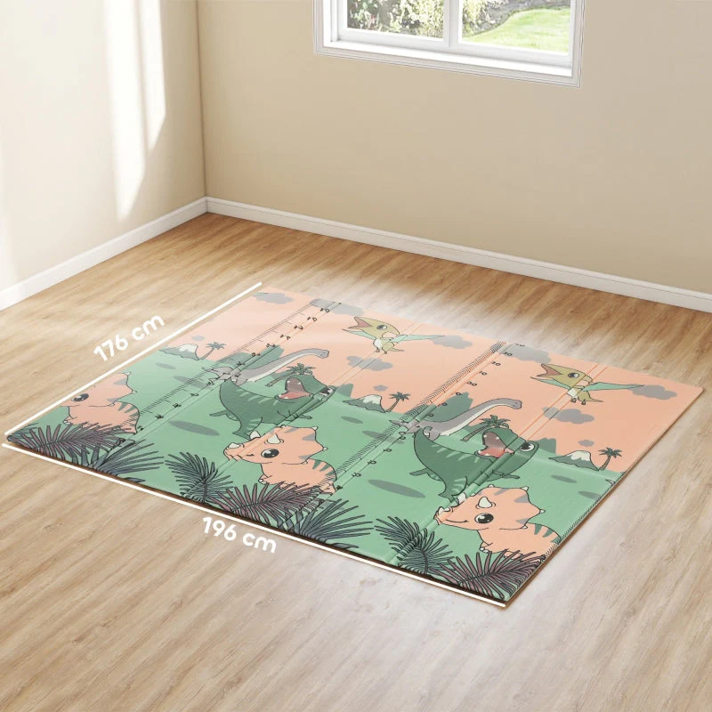 Baby Play Mat, Foldable Double-Sided Crawling, Multi-Coloured - Image 3