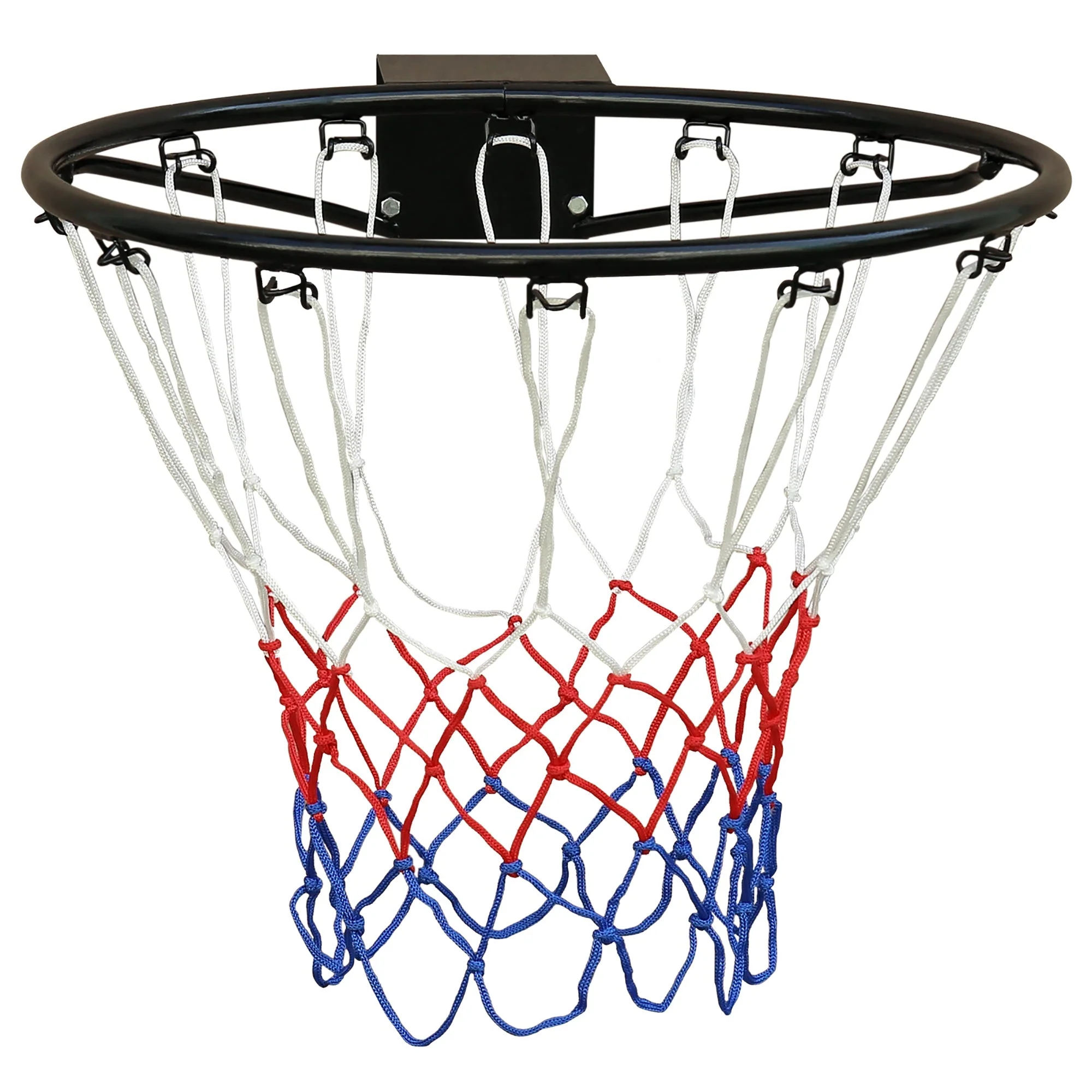 Basketball Rim, Durable Steel Weather-Resistant, Black - Image 2