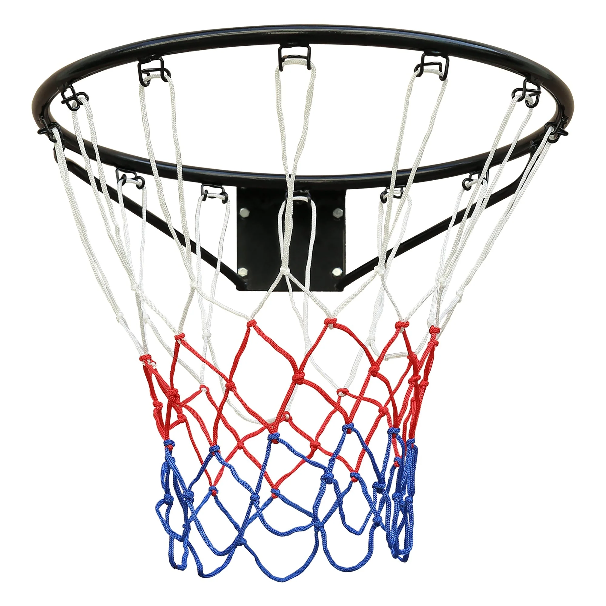 Basketball Rim, Durable Steel Weather-Resistant, Black - Image 3