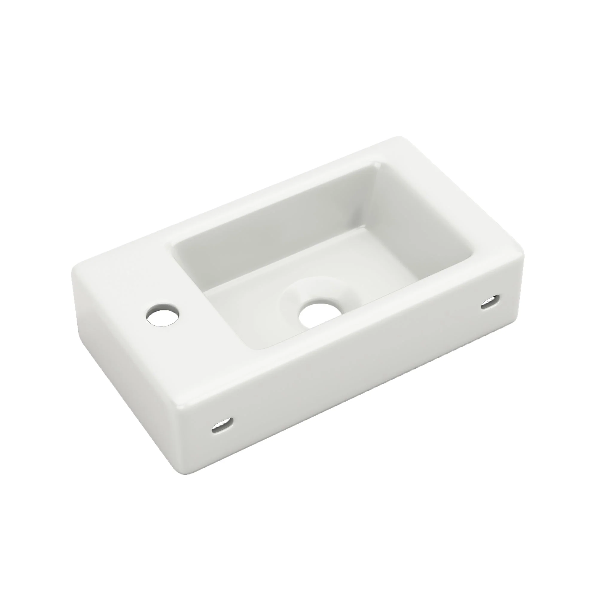 Bathroom furniture washbasin with vanity unit 46 cm, hanging, small guest, in furniture - Image 12