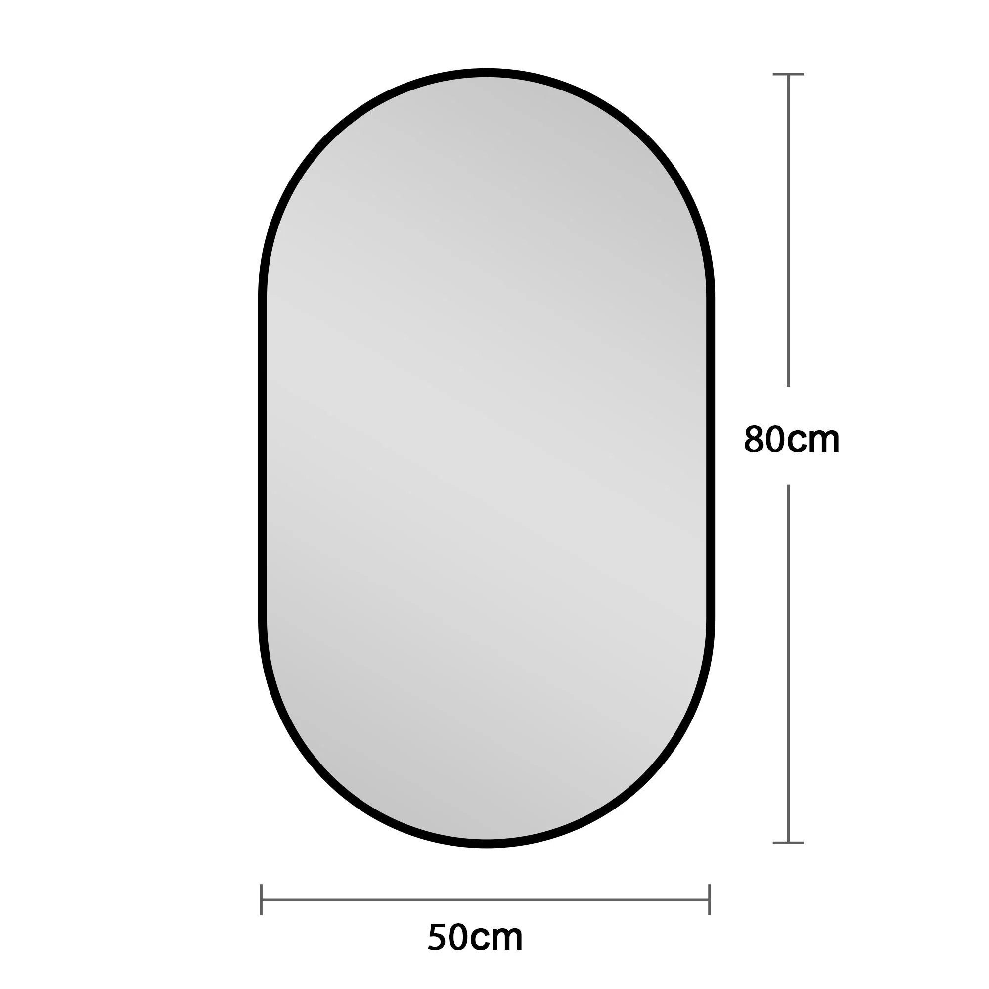 Bathroom Mirror 6035 50x80cm - Image 9
