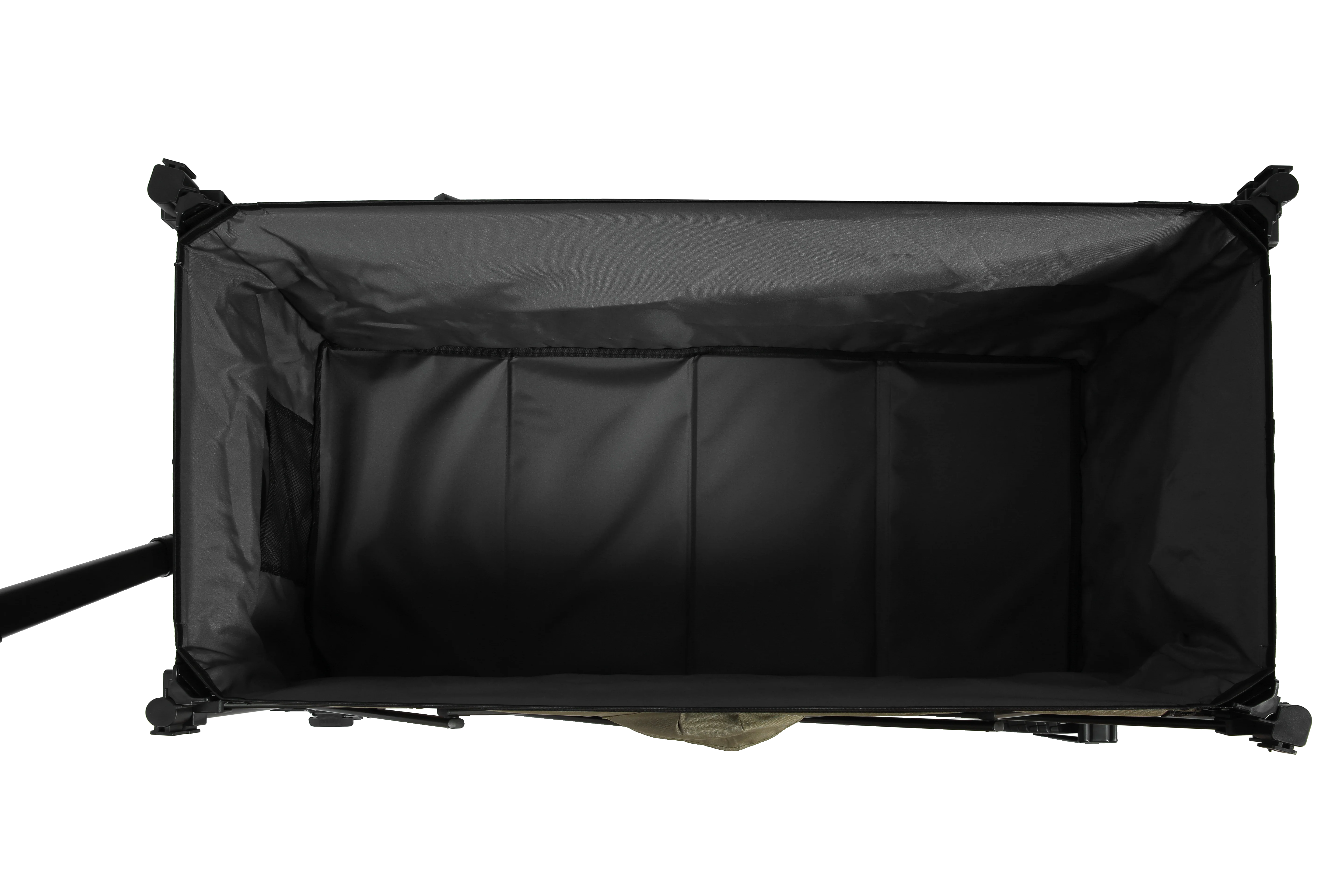 Beach Wagon, Collapsible Heavy Duty with Big All-Terrain Wheels & Drink Holders, Army Green - Image 5