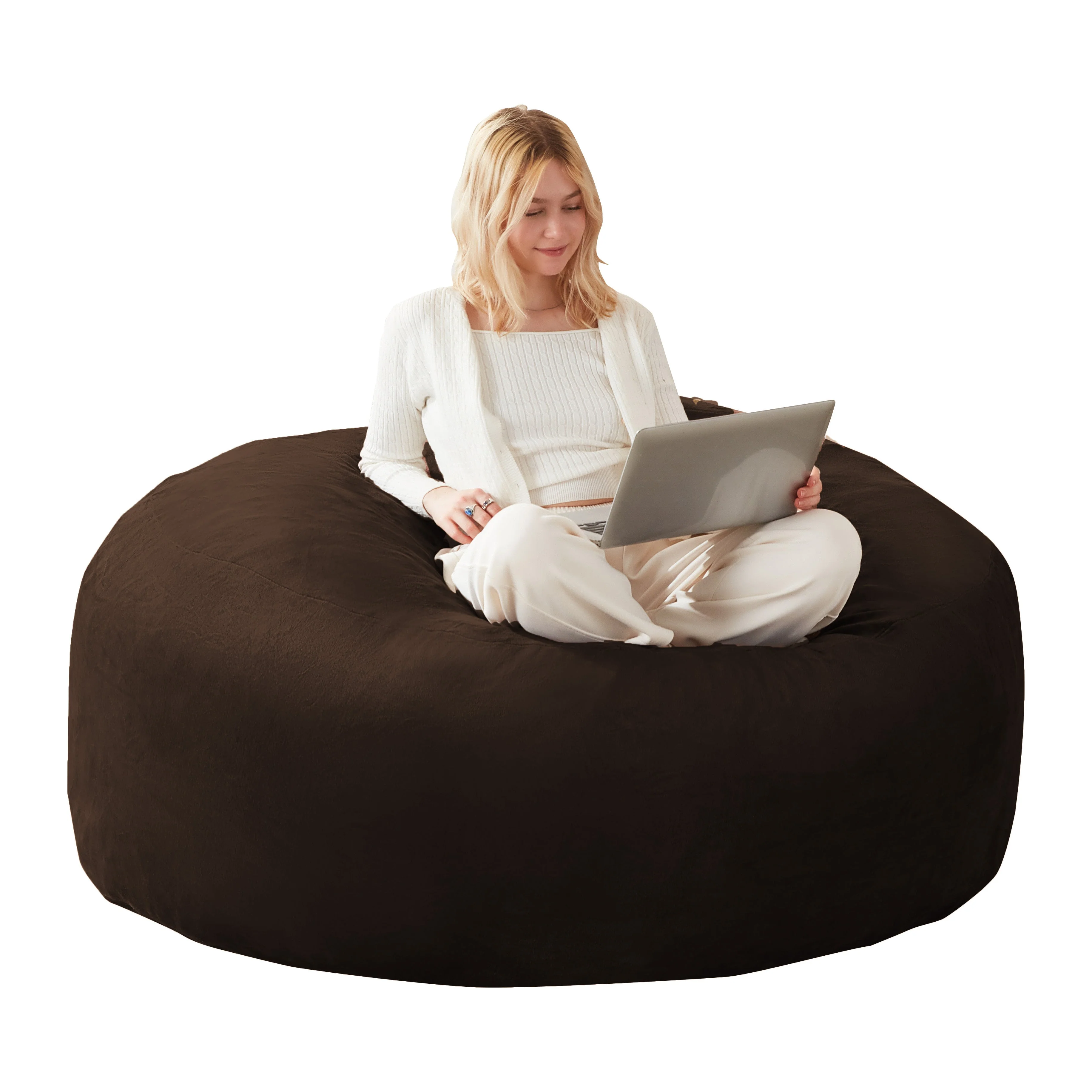Bean Bag Chair 4FT Soft Comfortable Reading for Adults - Image 2
