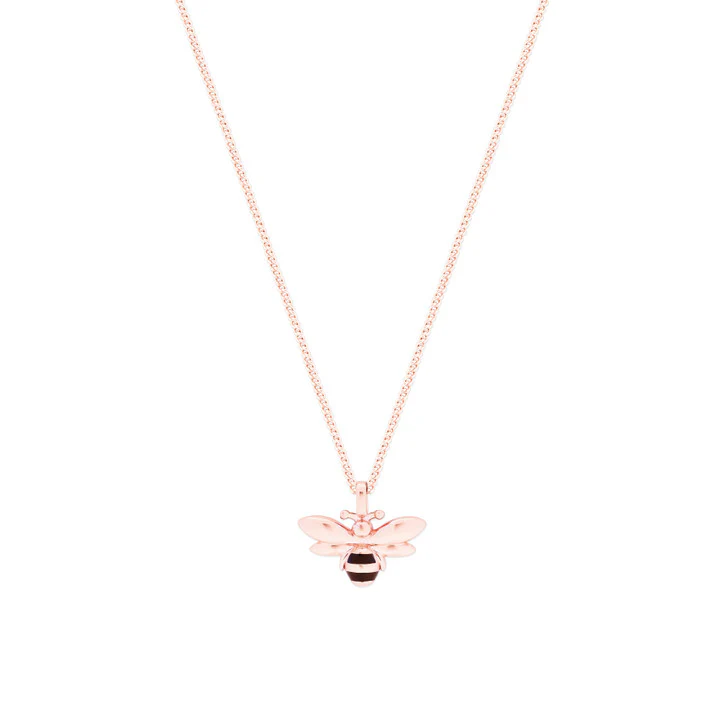 Bee Rose Gold Mini Pendant