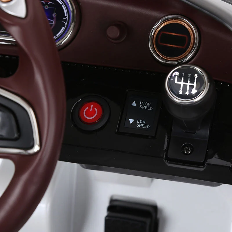 Bentley GT Licensed Electric Ride-On Car with Remote Control and 2 x 390 Motors, White - Image 8