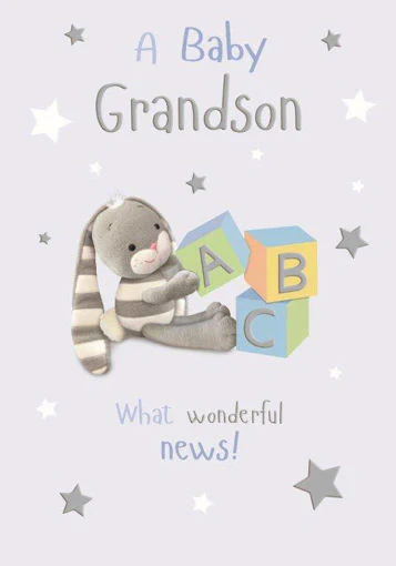 Birth Card - Grandson
