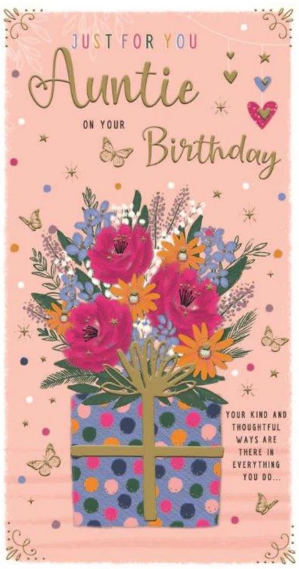 Birthday Auntie - Flowers/Gifts