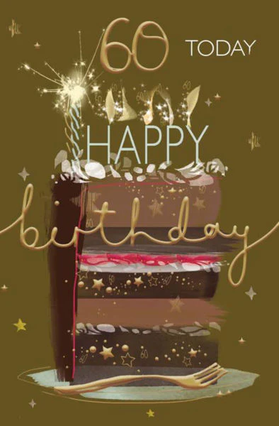 Birthday Card - 60th Male