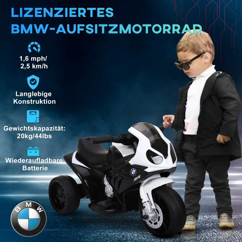 BMW S1000RR Electric Kids Motorcycle Music Headlights 18-36 Months - Black - Image 5