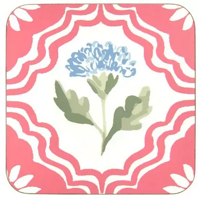 Boho Floral Coasters Set/4