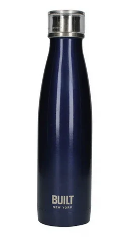 Built 500ml S/S Water Bottle - Midnight Blue