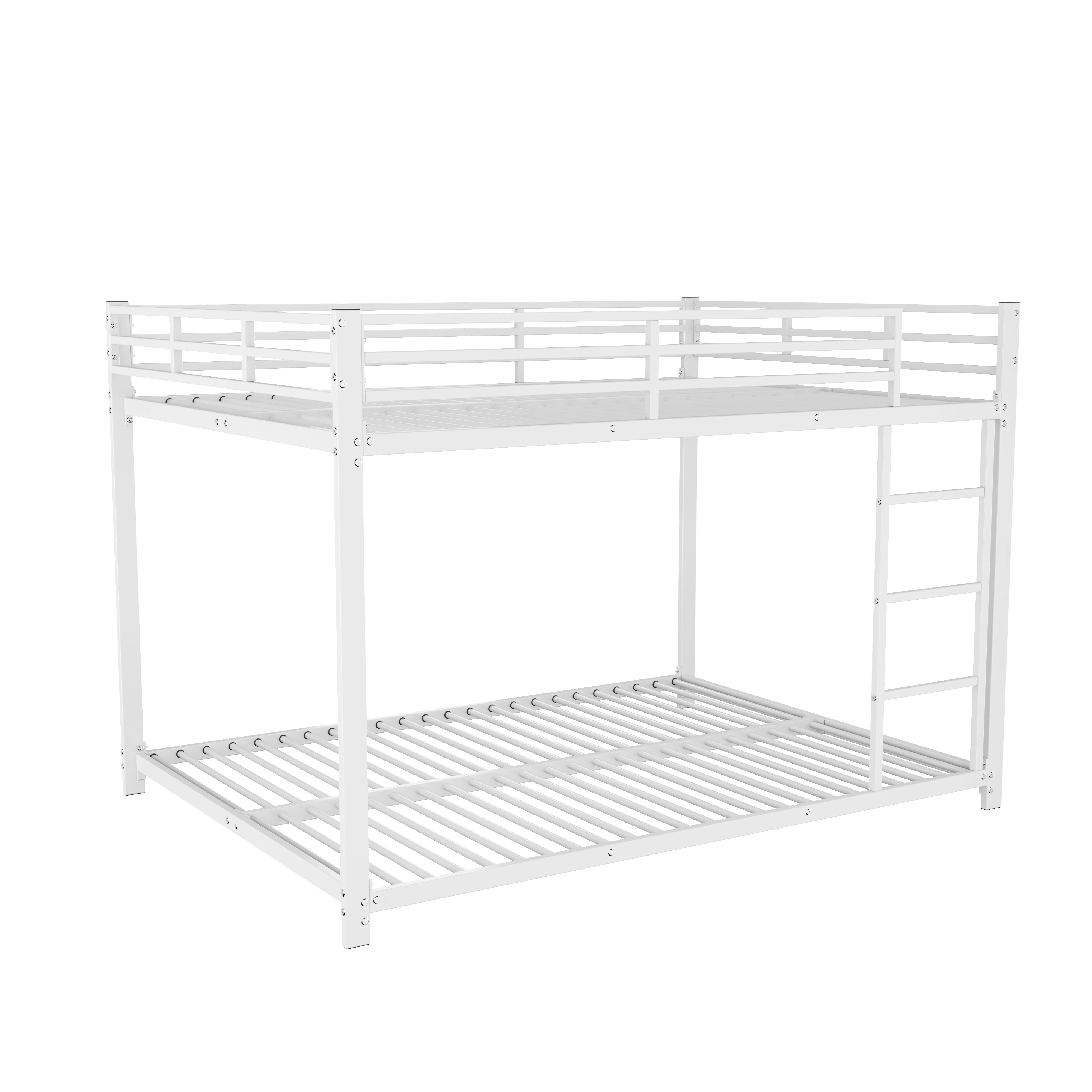 Bunk Bed 140x200cm Classic Iron Frame - White - Image 10