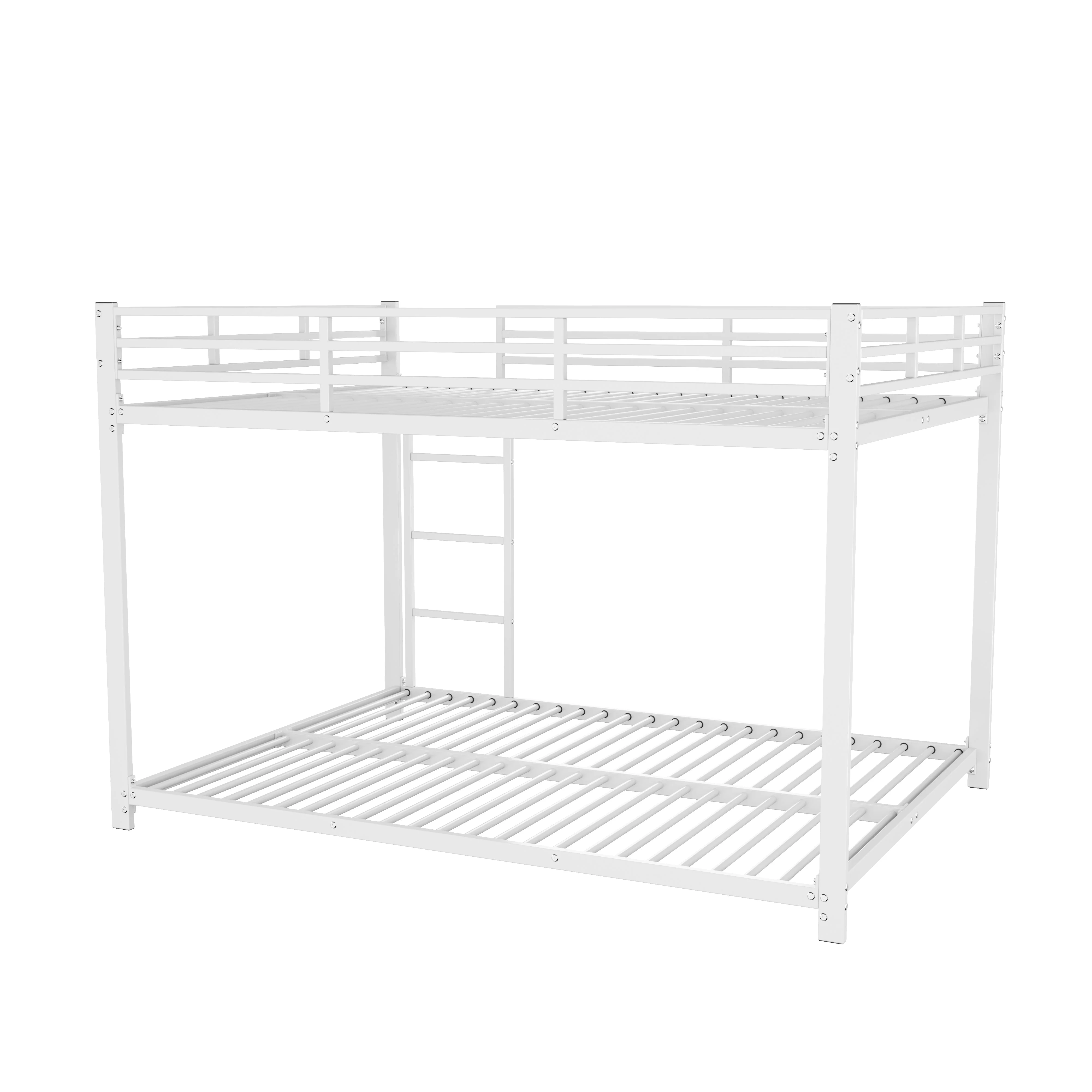 Bunk Bed 140x200cm Classic Iron Frame - White - Image 7